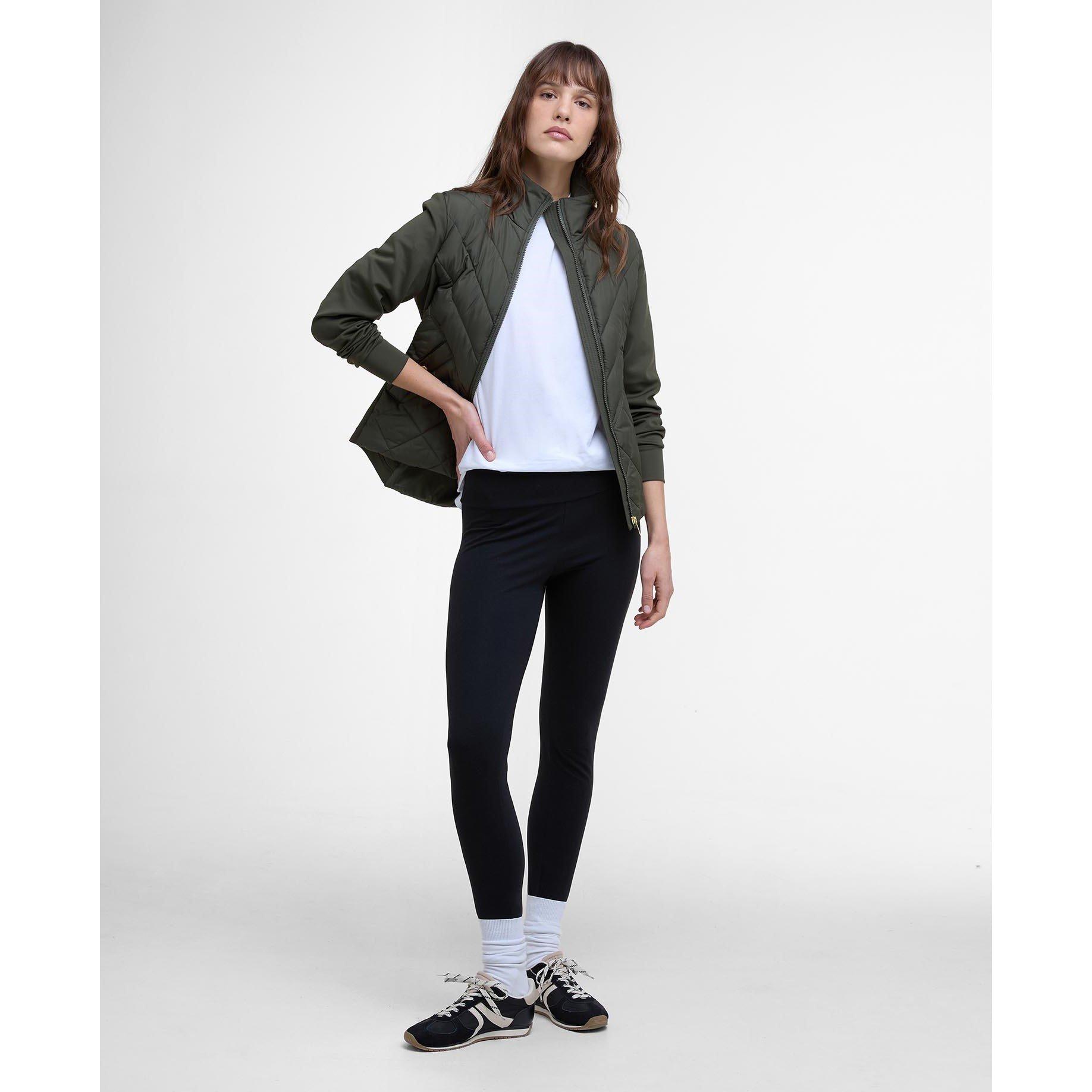 Envy - Barbour International - Women's Natalia Quilted Fleece Long Sleeve Hybrid Jacket - 7