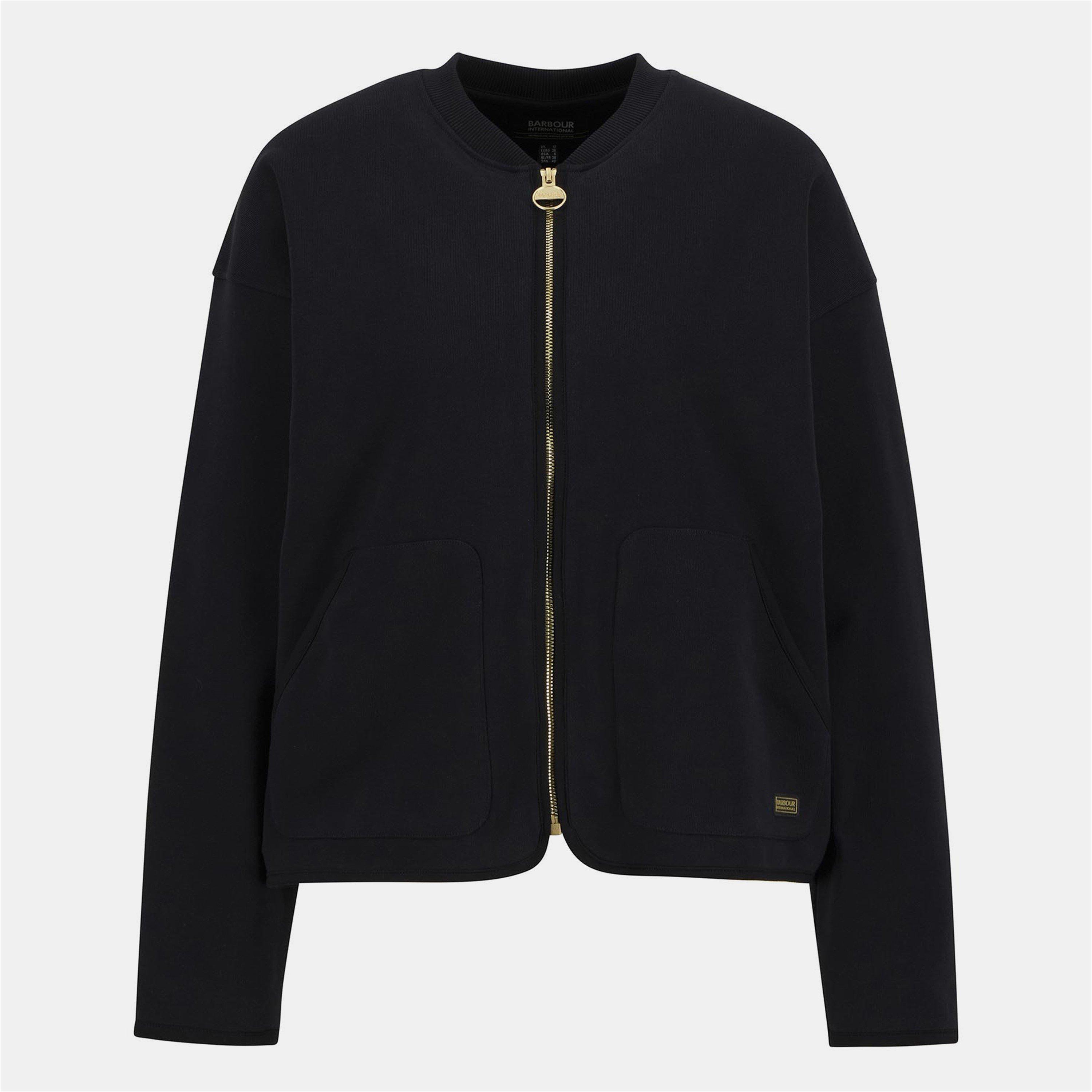 Barbour International Women's Clara Full-Zip Fleece - Black - 16 (XL)