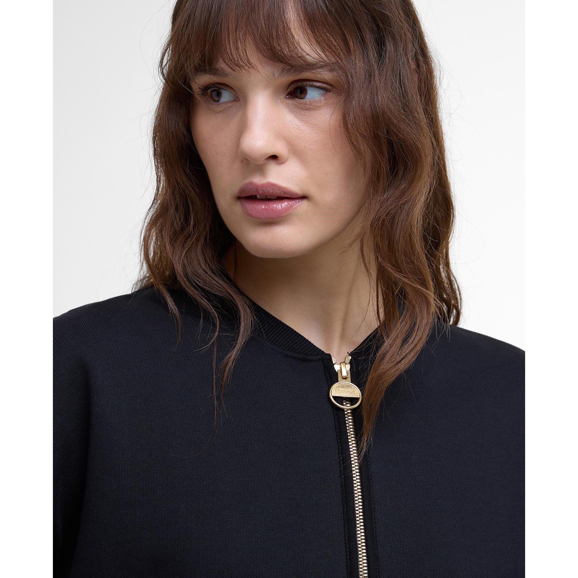 Black - Barbour International - Women's Clara Full-Zip Fleece - 4
