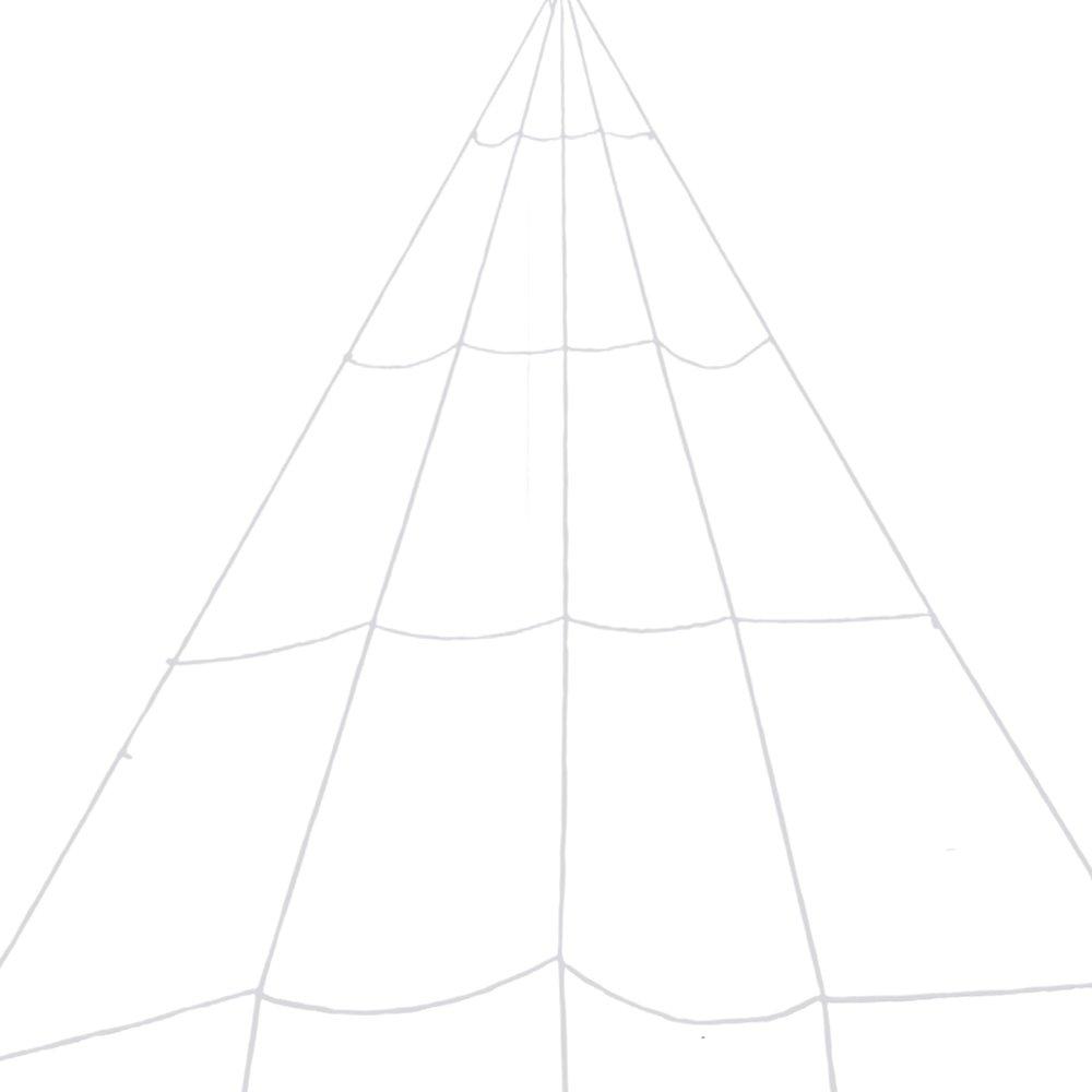 White - LIFE IDEAS - LIFE IDEAS 7m Spider Web Decoration 64 - 9