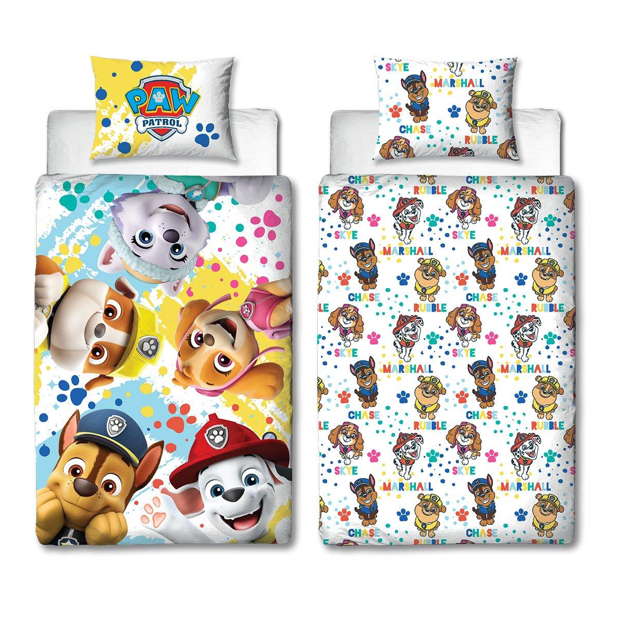 Multi - Paw Patrol - Patrol Splodge Single Panel Duvet Set - 5