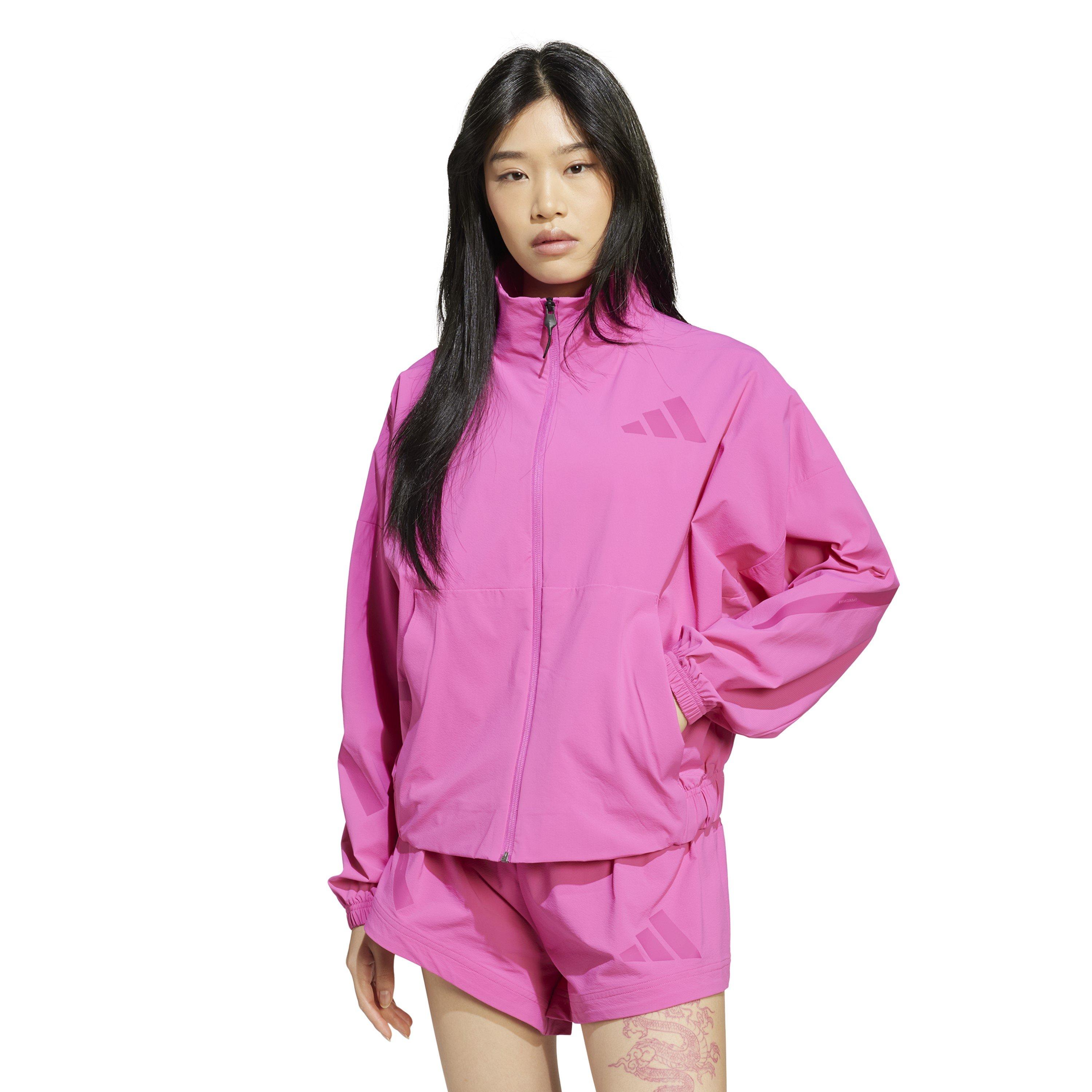 Fuchsia - adidas - Z.N.E. Woven Full-Zip Track Top - 2