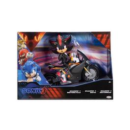 Sonic the Hedgehog 3 MOVIE 5 SHADOW FIGURE WITH MOTORCYCLE