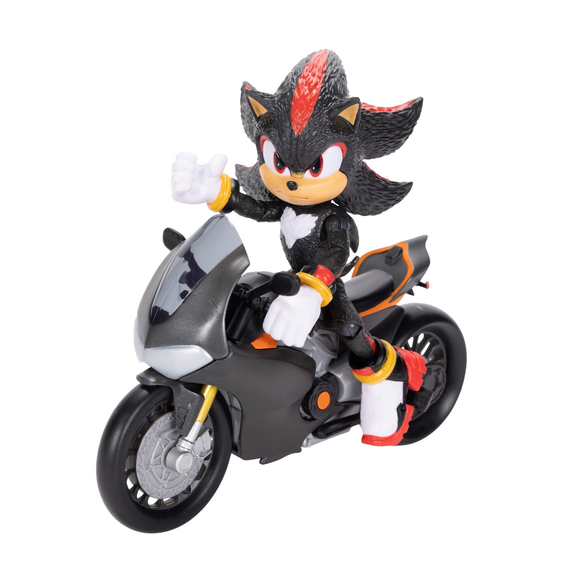 Jakks - Sonic the Hedgehog - 3 MOVIE 5 SHADOW FIGURE WITH MOTORCYCLE - 3