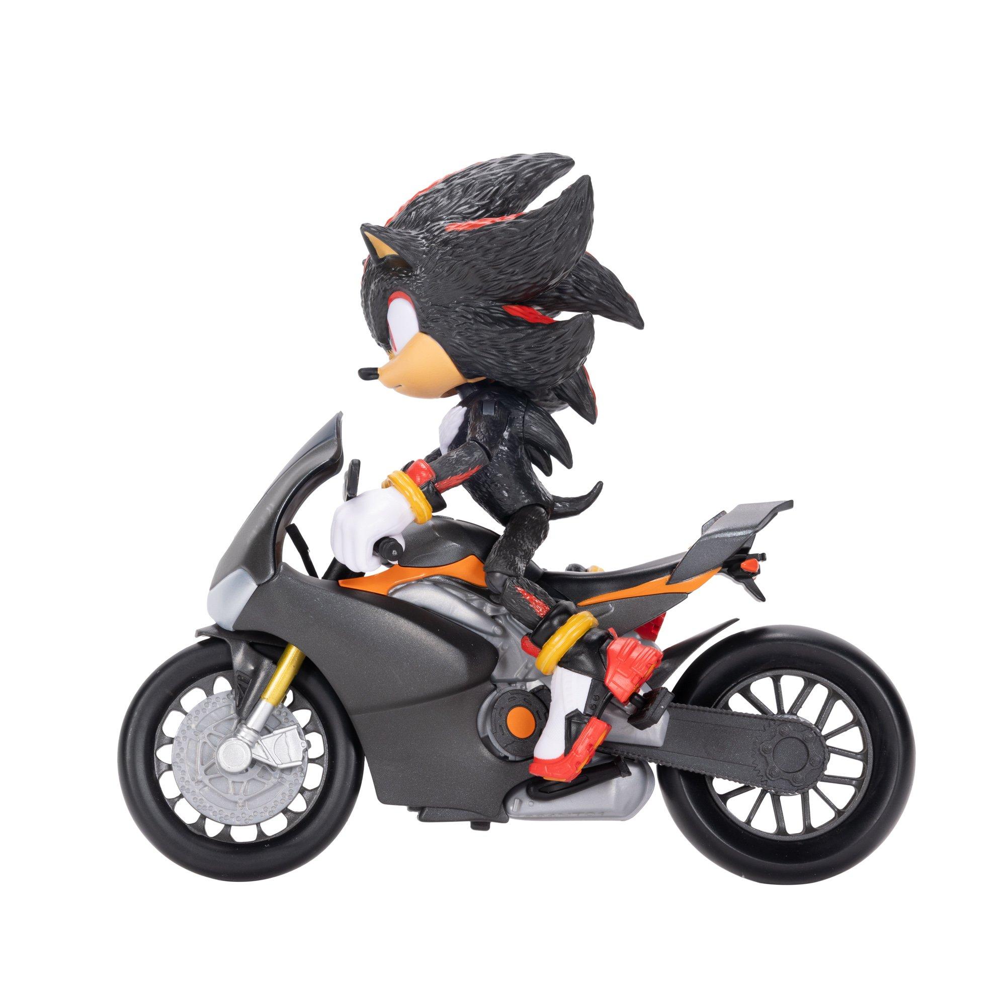 Jakks - Sonic the Hedgehog - 3 MOVIE 5 SHADOW FIGURE WITH MOTORCYCLE - 6