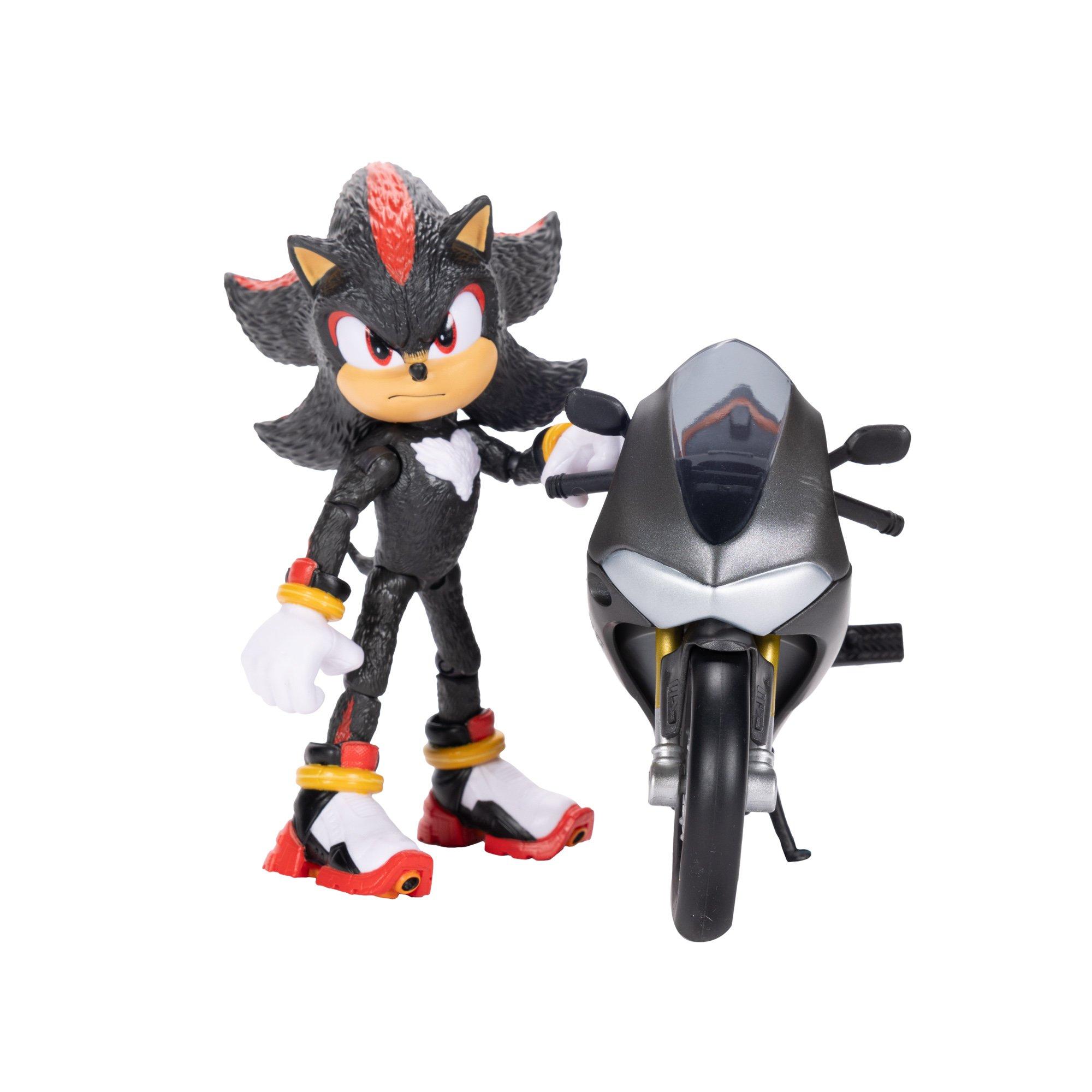 Jakks - Sonic the Hedgehog - 3 MOVIE 5 SHADOW FIGURE WITH MOTORCYCLE - 7