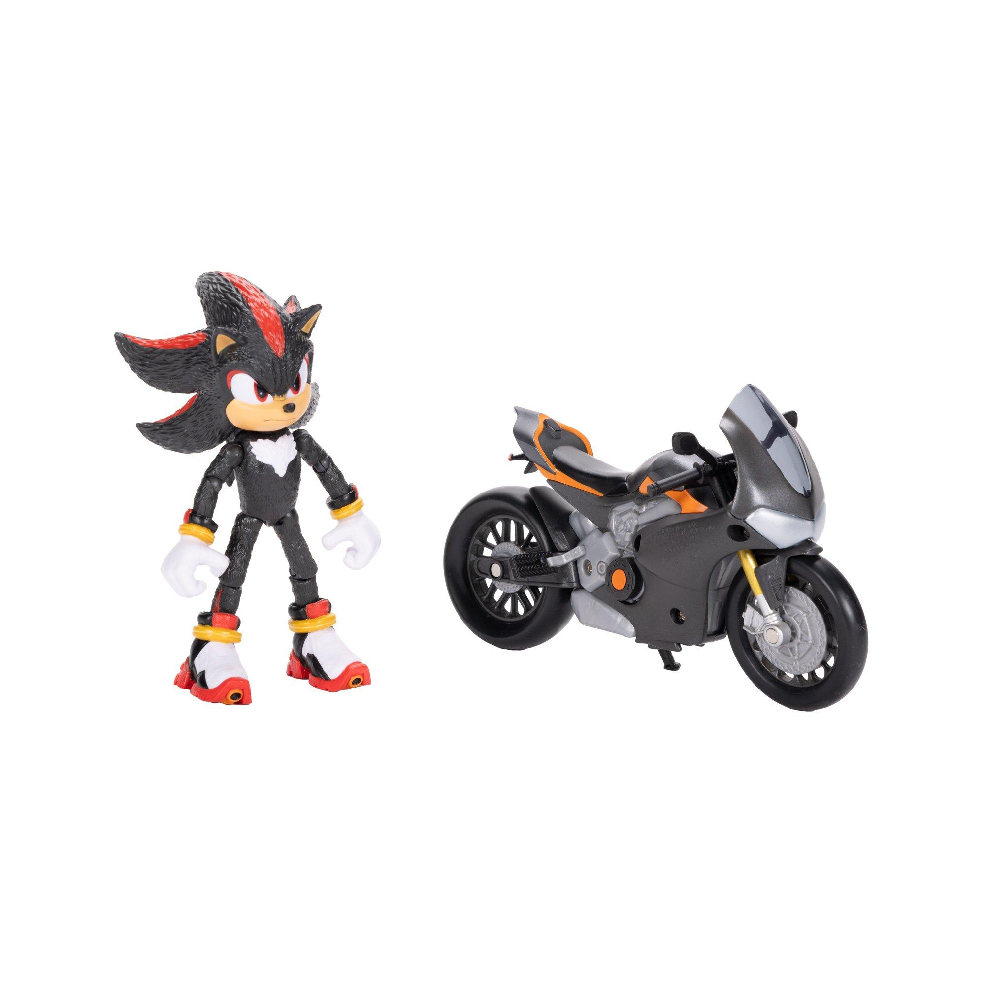 Jakks - Sonic the Hedgehog - 3 MOVIE 5 SHADOW FIGURE WITH MOTORCYCLE - 8