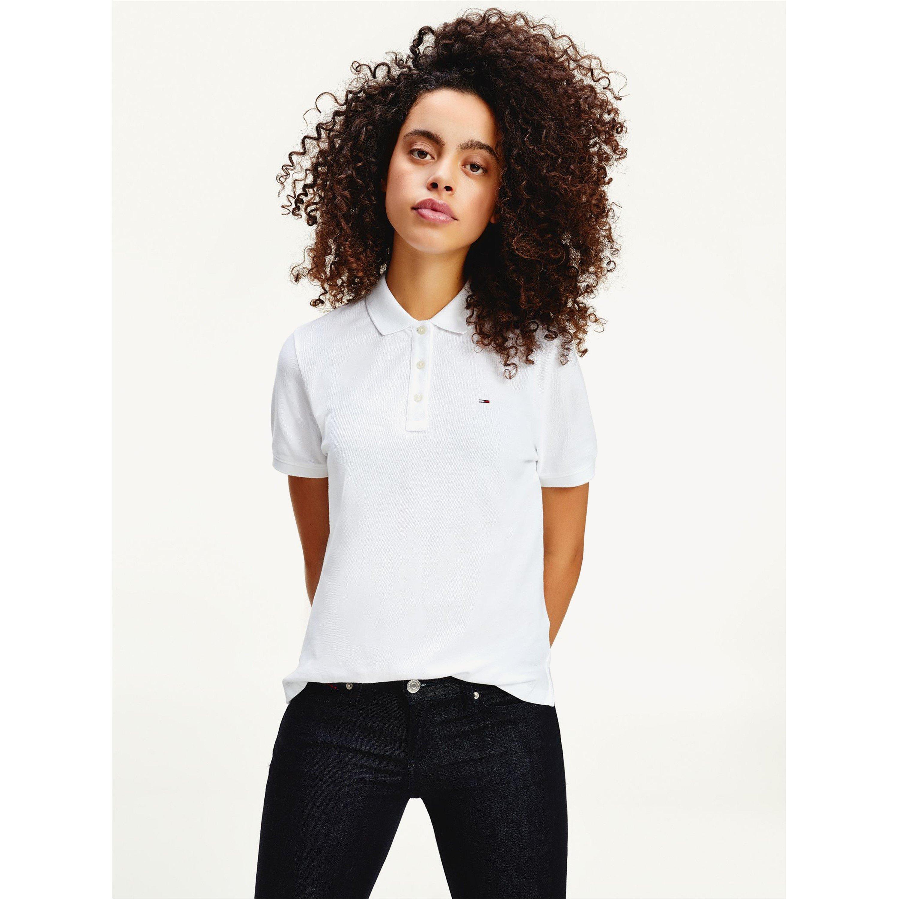 Weiß - Tommy Jeans - Slim Polo Shirt - 2