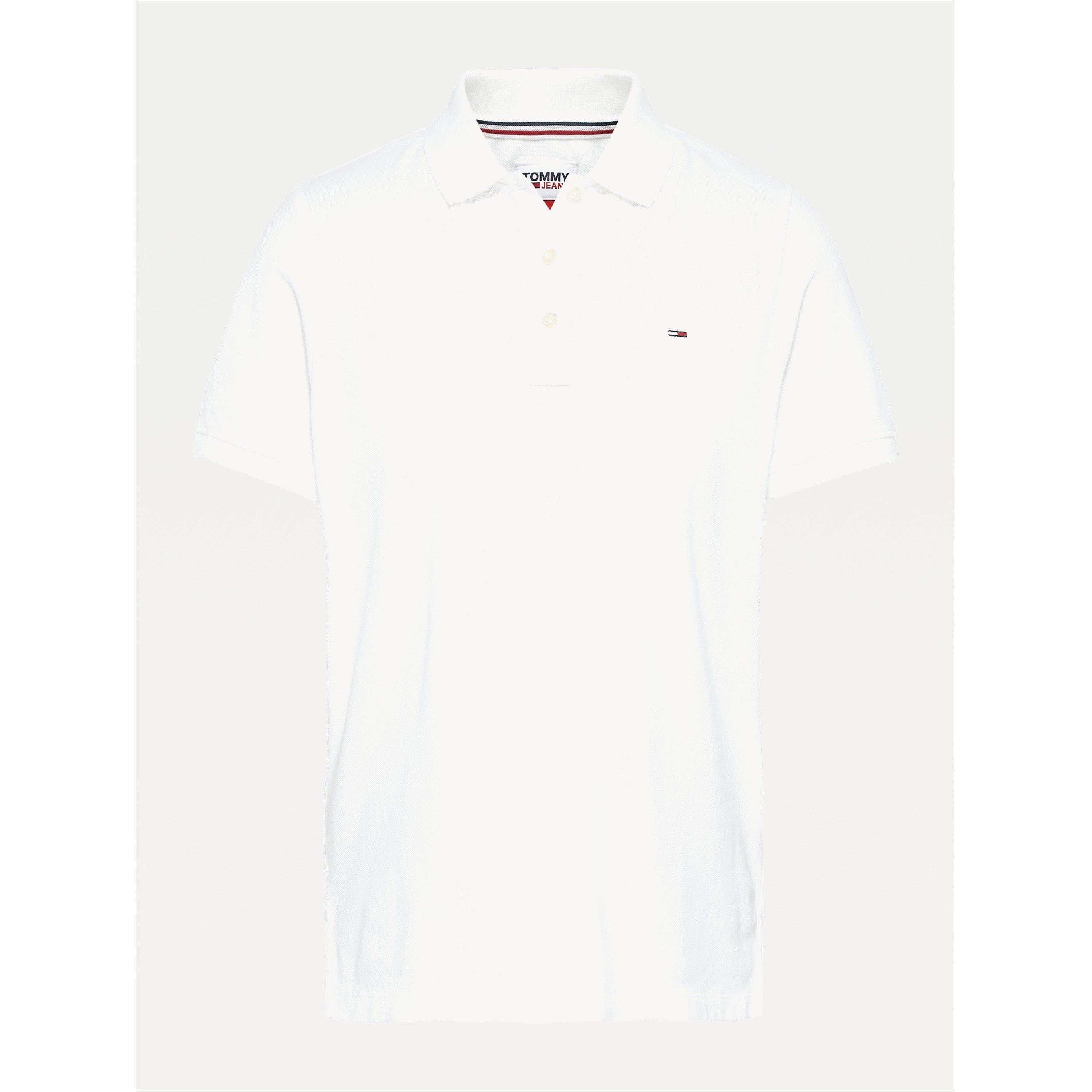 Weiß - Tommy Jeans - Slim Polo Shirt - 5