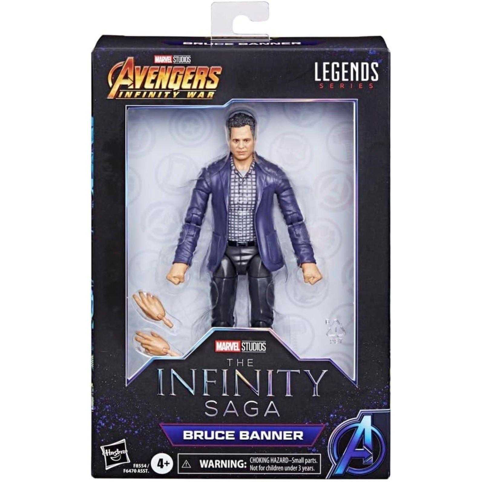 Marvel  Kids Hasbro Legends Series Bruce Banner Avengers: Infinity War 6 Legends Action Figures - 