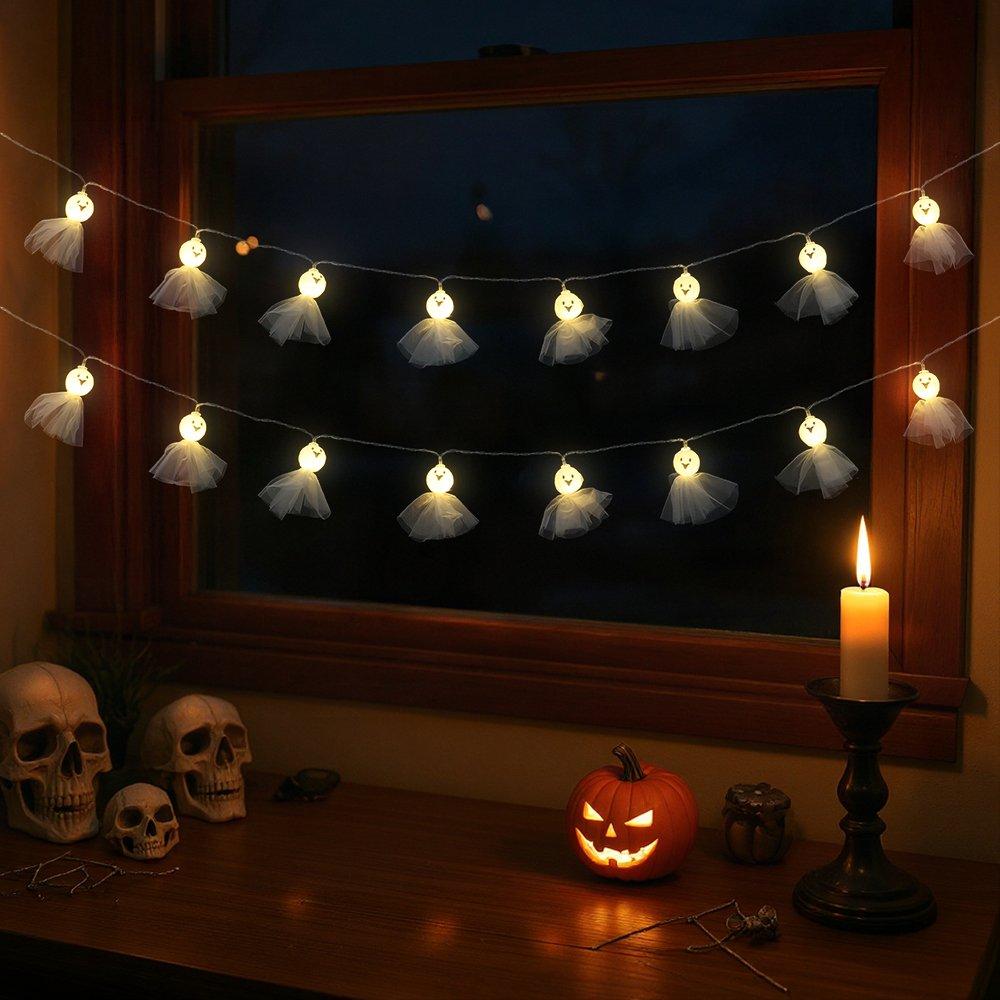 Ghosts - LIFE IDEAS - LIFE IDEAS 20pc Ghost String Lights 64 - 2