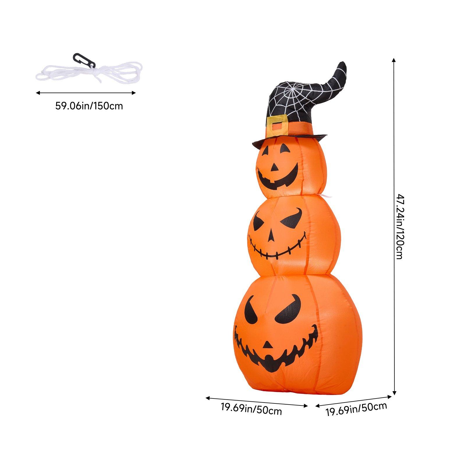 Pumpkin - LIFE IDEAS - LIFE IDEAS 4ft Inflatable Pumpkin Archway Decorations 64 - 3