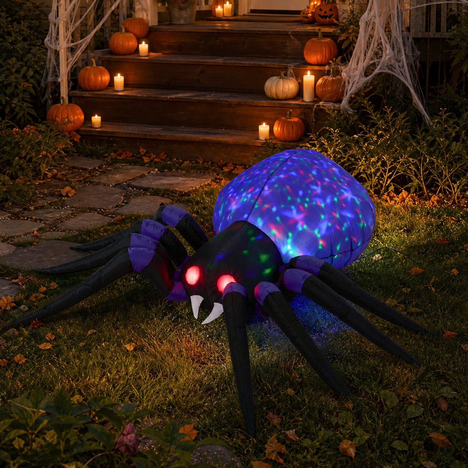 Spider - LIFE IDEAS - LIFE IDEAS 6ft Inflatable Witch Decorations 64 - 2