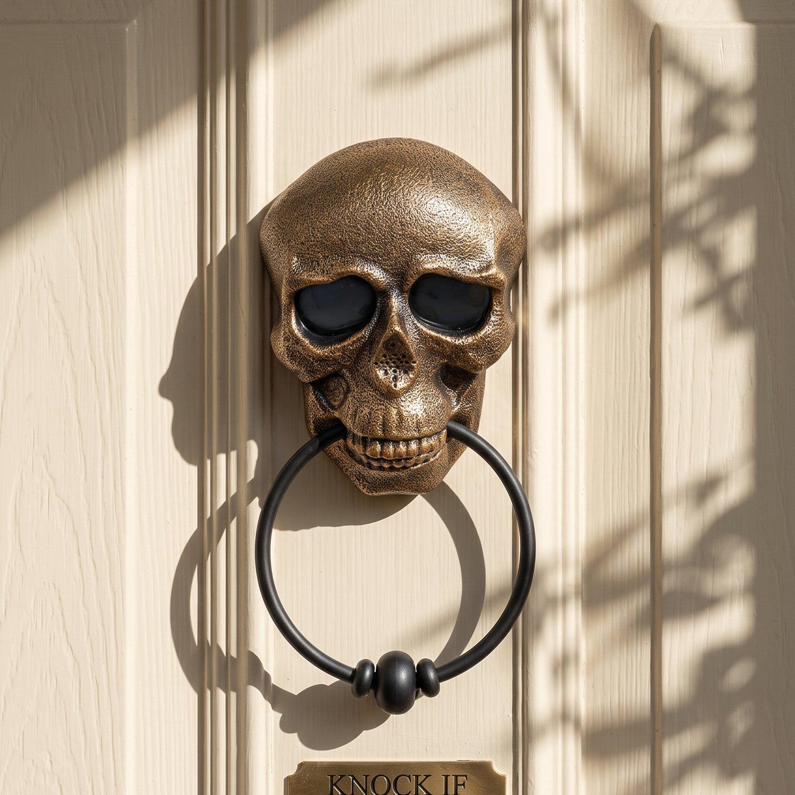 Skull - LIFE IDEAS - LIFE IDEAS Interactive Skull Doorbell  Decoration 64 - 2