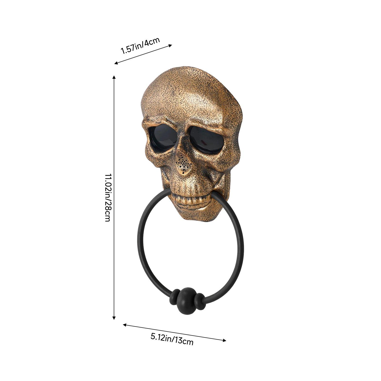 Skull - LIFE IDEAS - LIFE IDEAS Interactive Skull Doorbell  Decoration 64 - 3
