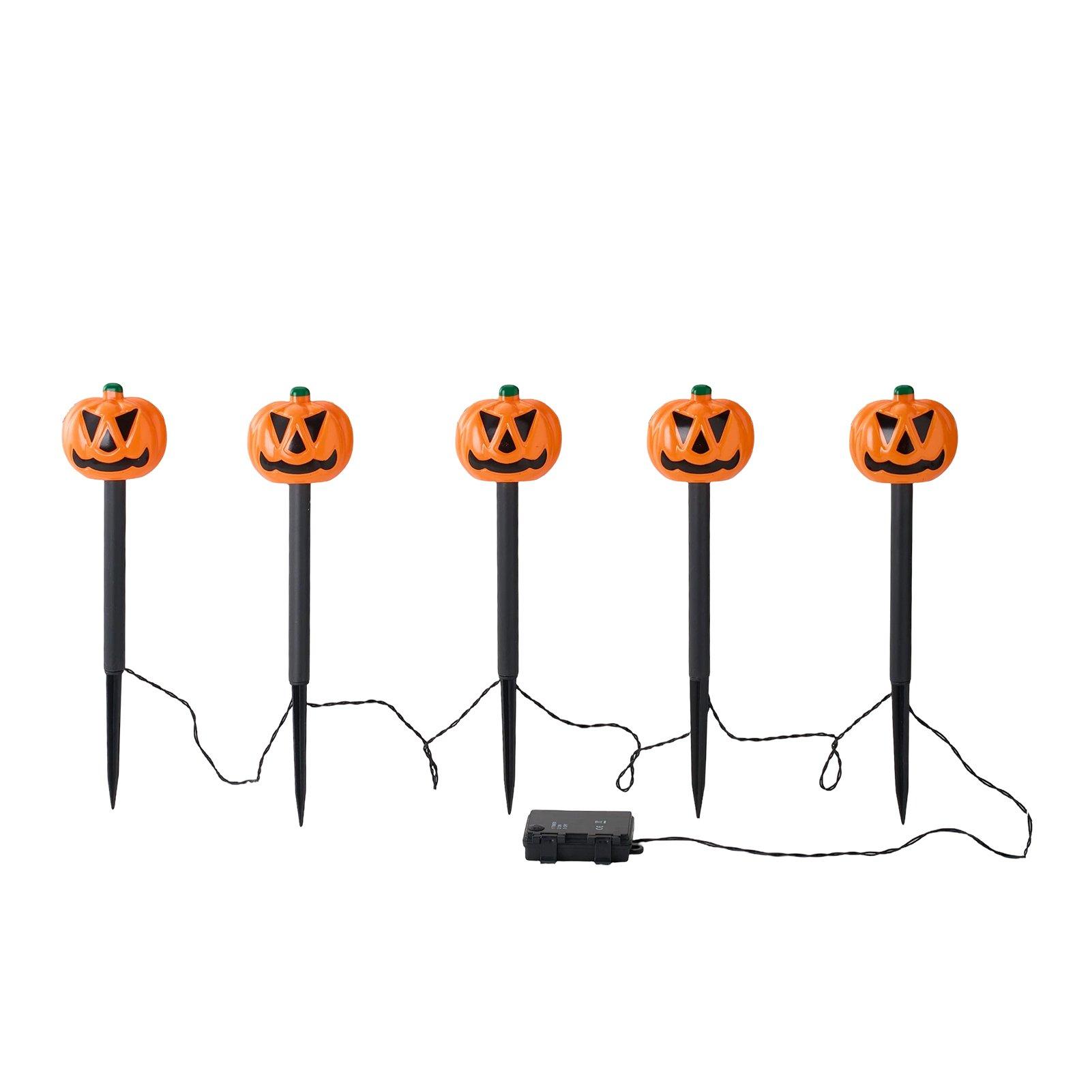 Pumpkin - LIFE IDEAS - LIFE IDEAS 5pcs Pumpkin Stake Lights 64 - 5