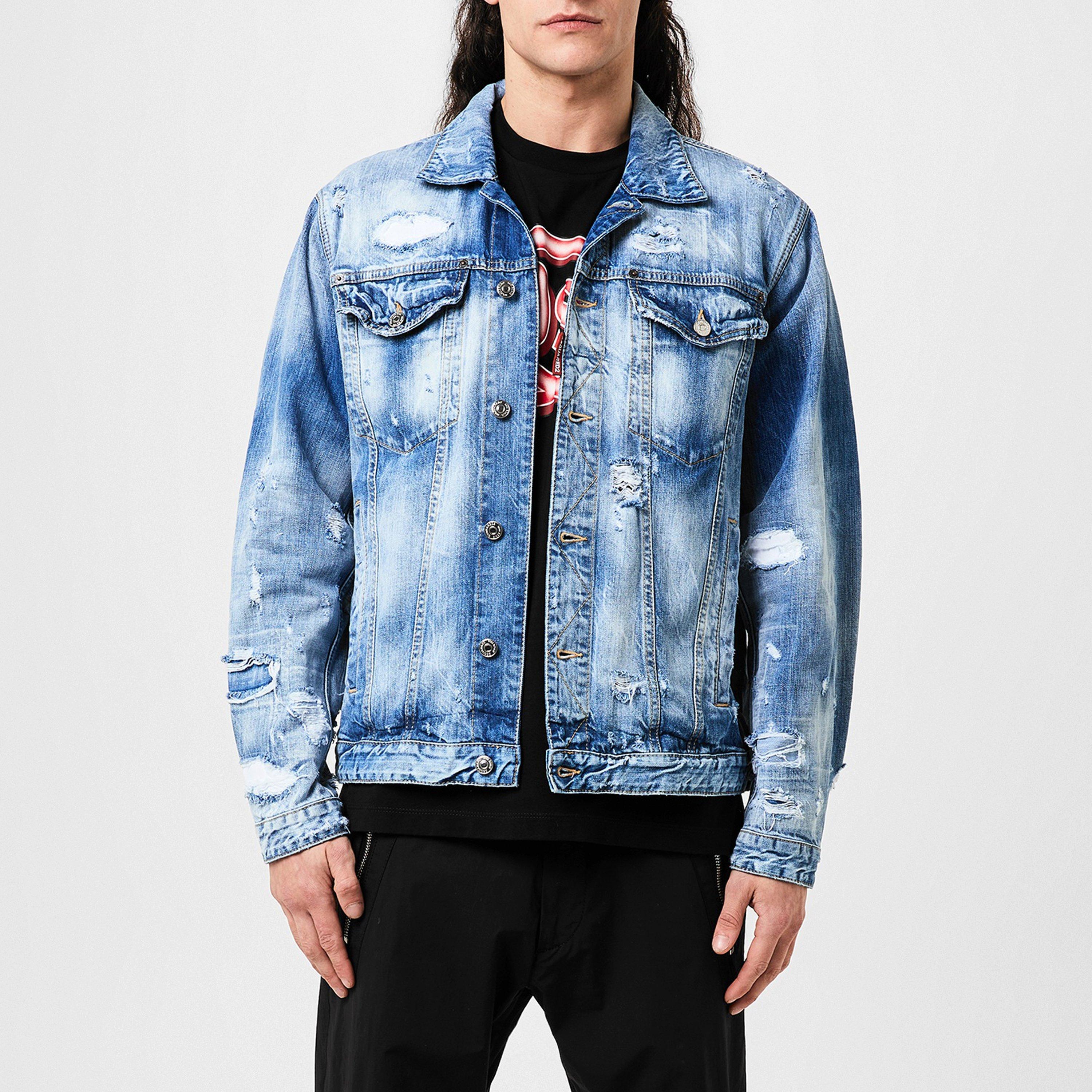 DSquared2 | Ripped Wash Jacket | Denim Jackets | USC