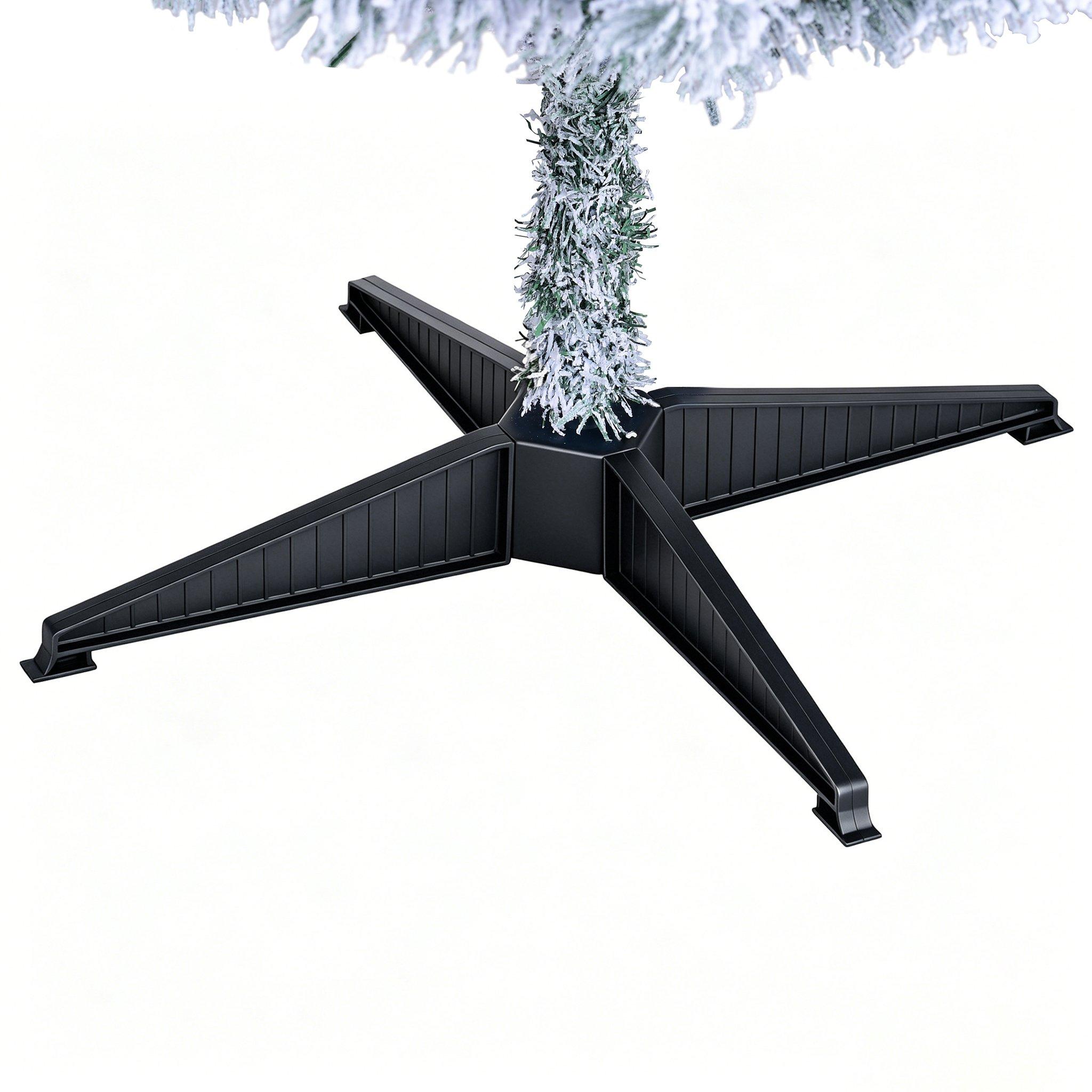 Snowy - The Spirit Of Christmas - 6.5ft Pre Lit Flocked Christmas Tree - 4