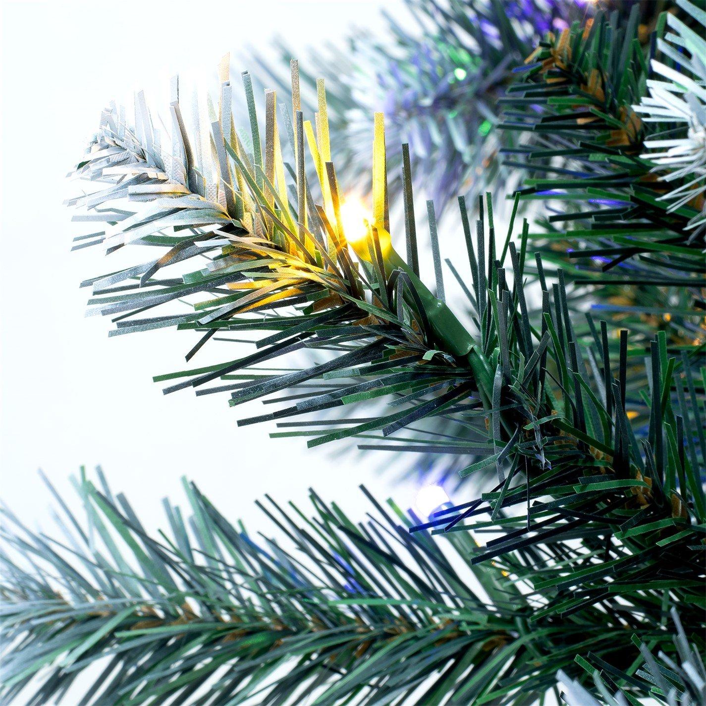 Green - The Spirit Of Christmas - 7ft Pre Lit Christmas Tree - 8