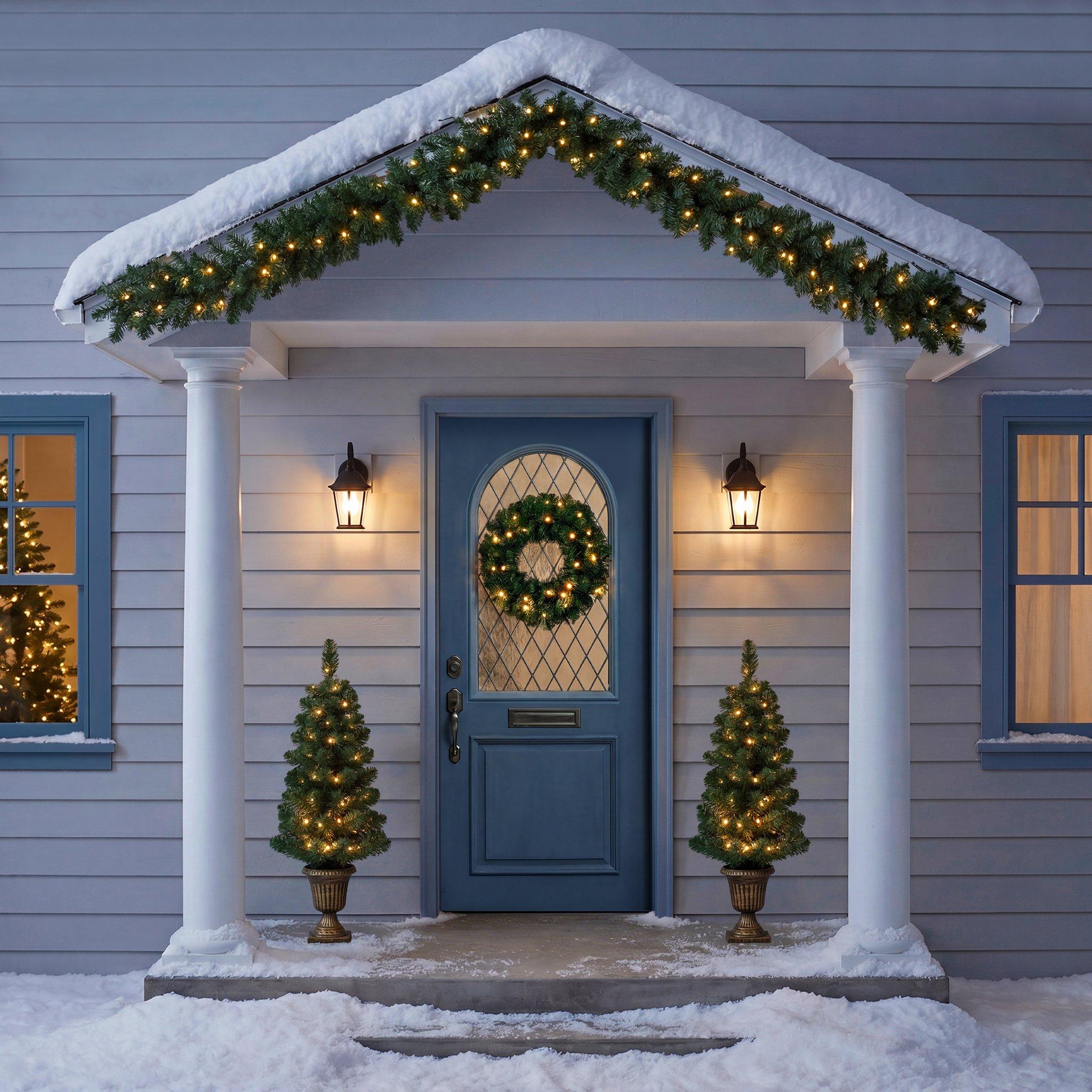 Green - The Spirit Of Christmas - Light Up Porch Set - 1