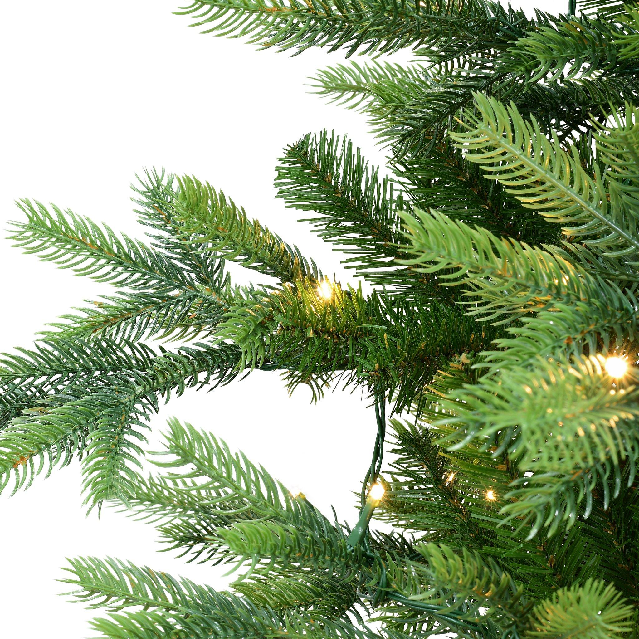 Green - The Spirit Of Christmas - 6ft Pre Lit Spruce Tree - 4