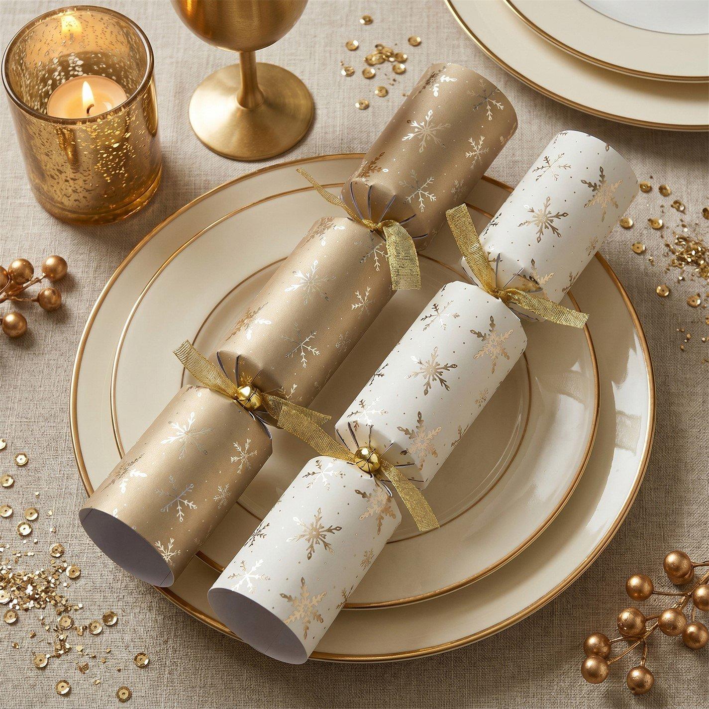 Gold - The Spirit Of Christmas - 6 Pack Luxury Christmas Crackers - 1
