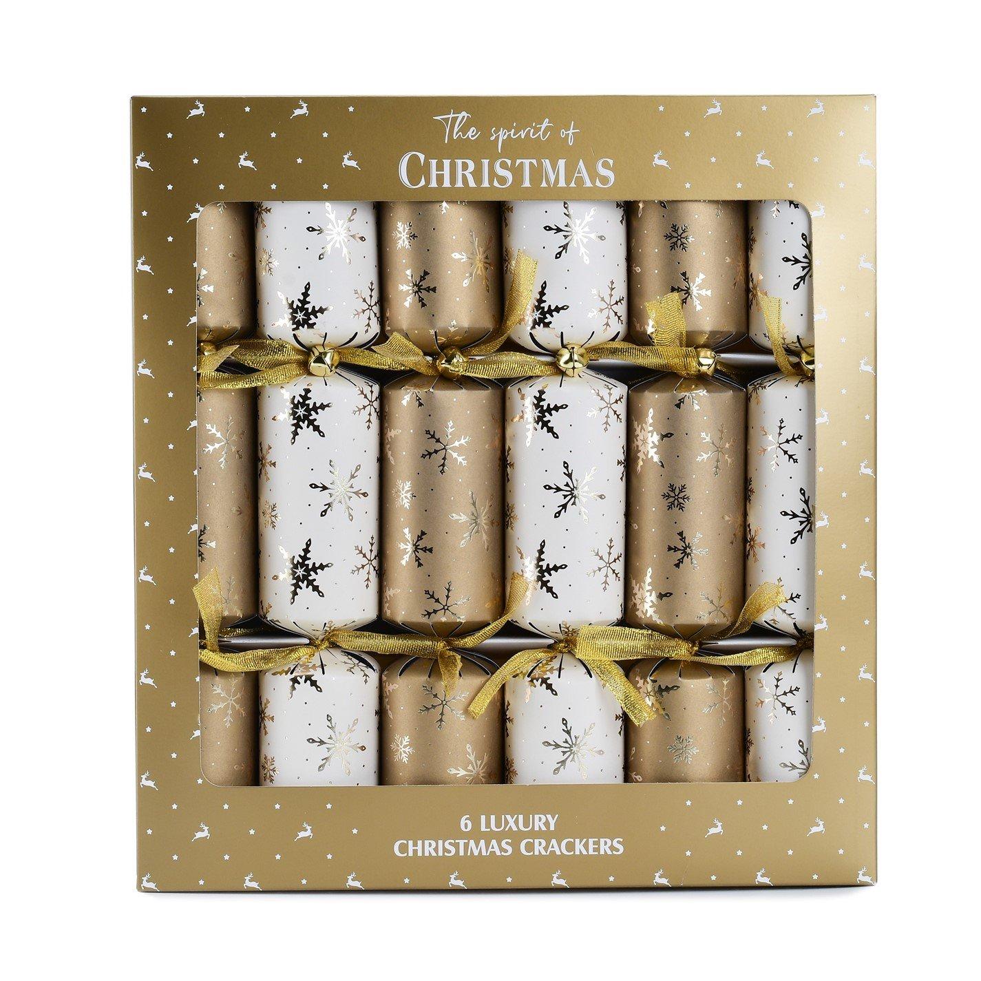 Gold - The Spirit Of Christmas - 6 Pack Luxury Christmas Crackers - 2