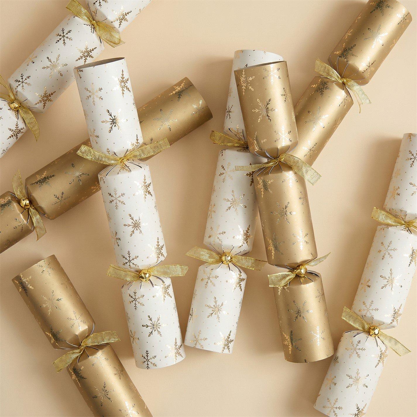 Gold - The Spirit Of Christmas - 6 Pack Luxury Christmas Crackers - 4