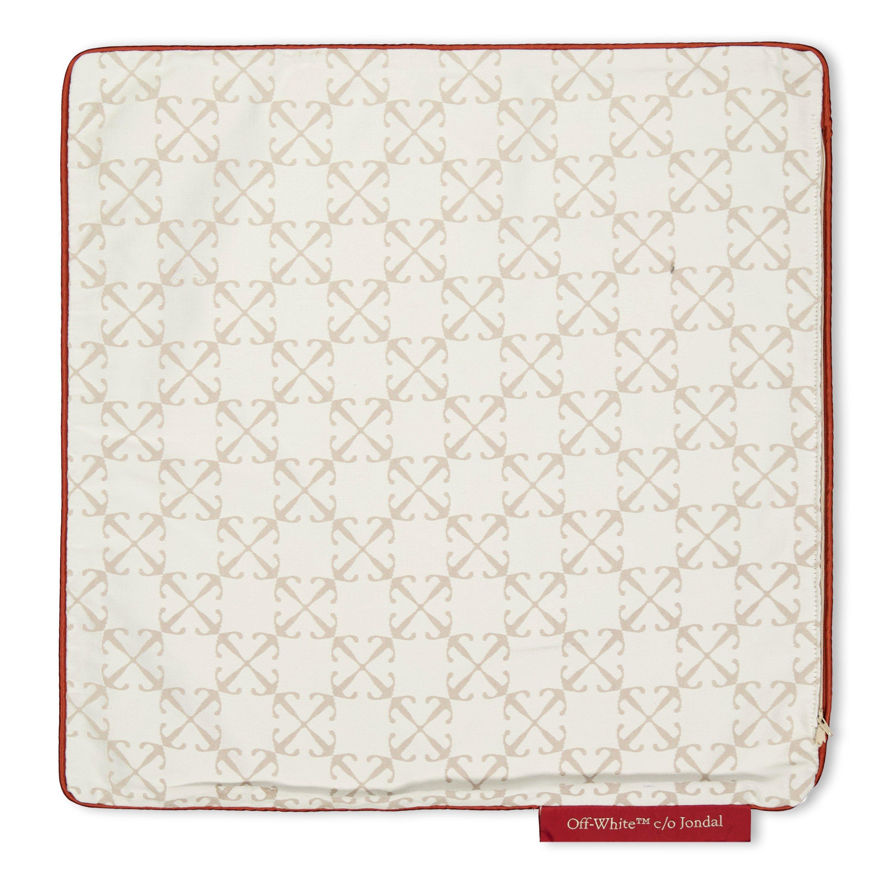 Beige/Rouge - Off White - Off Sq PillowCase 99 - 2