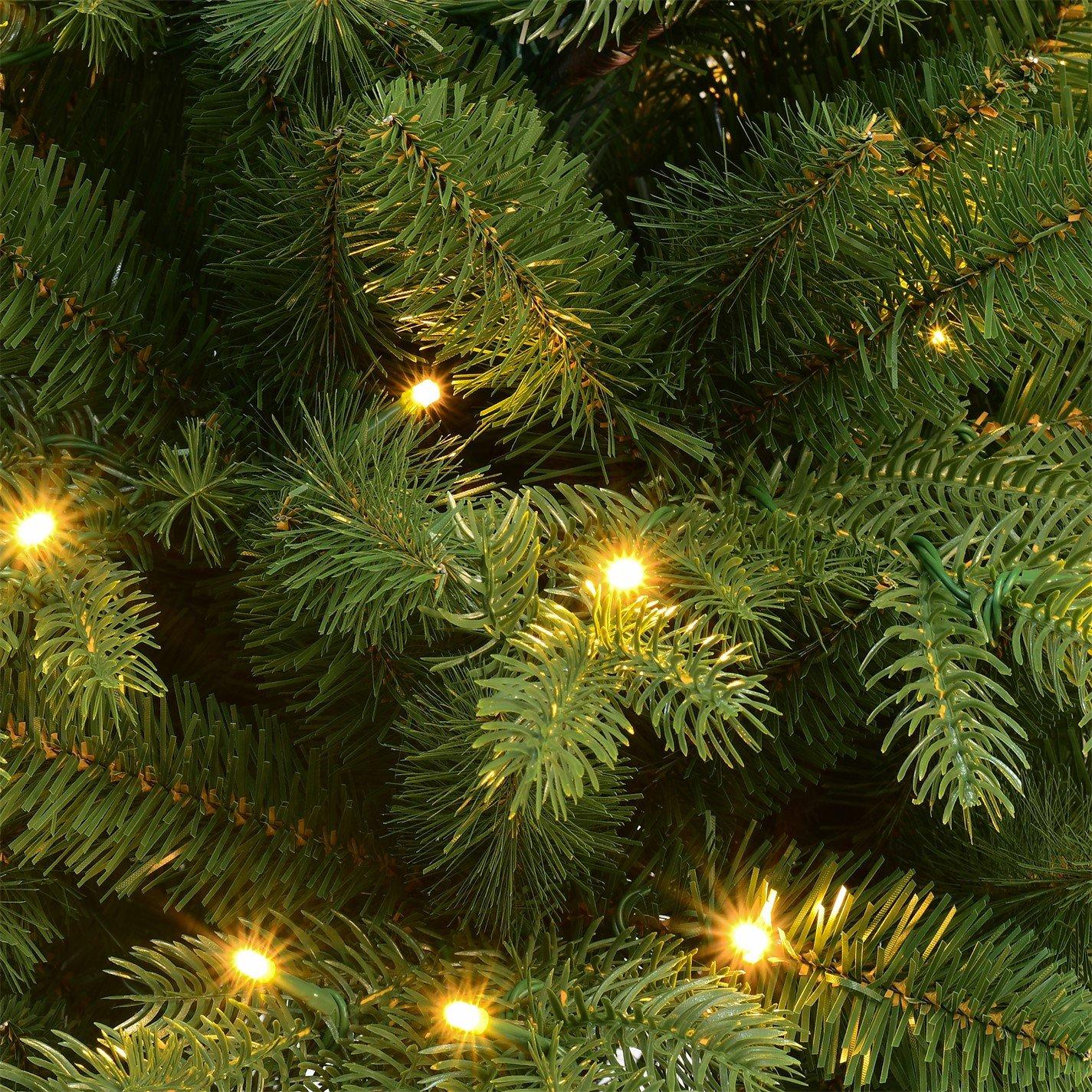 Green - The Spirit Of Christmas - 4ft Pre Lit Spruce Tree - 5