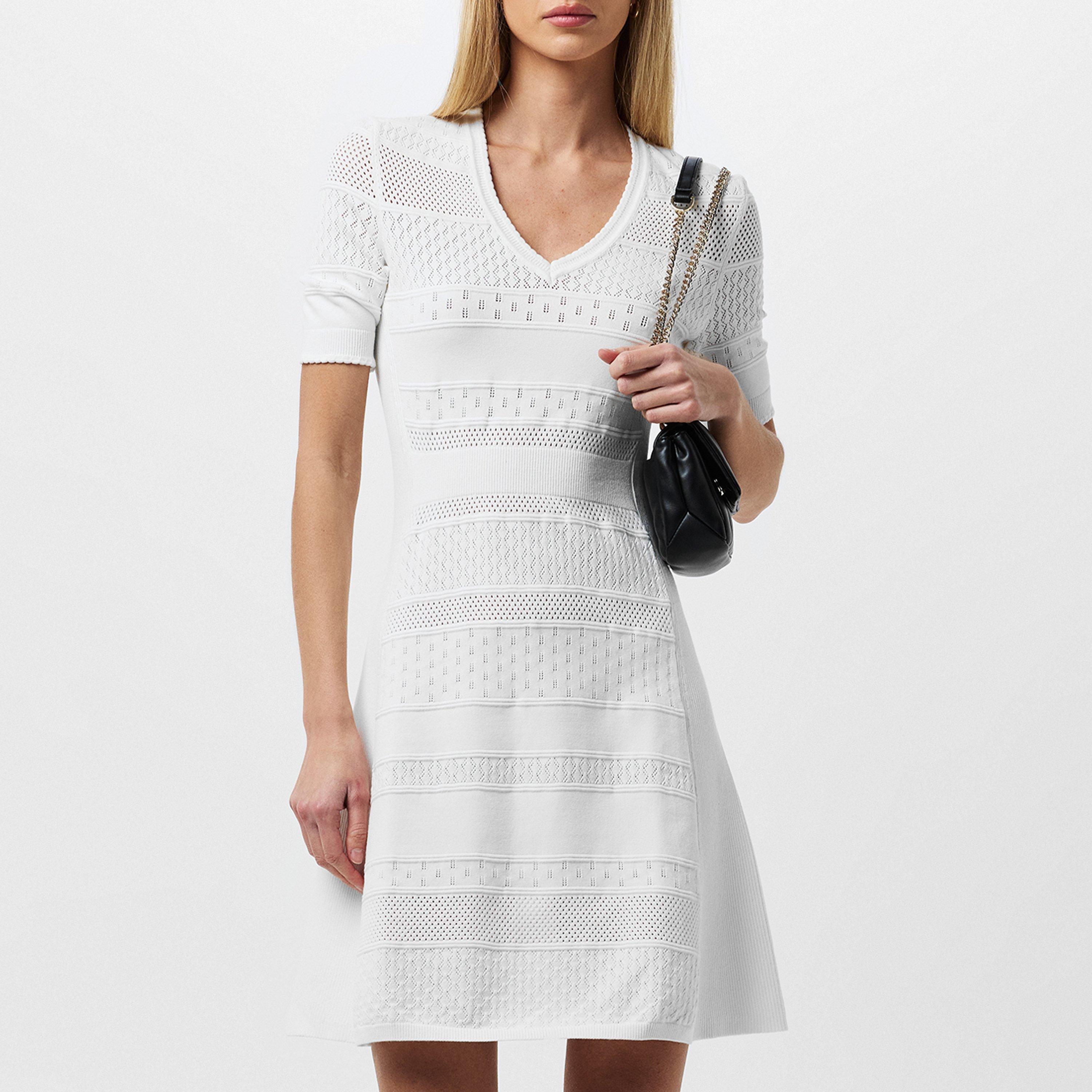 Open White 118 - Boss - Women's Fanube Dress, Effortless Elegance - 3