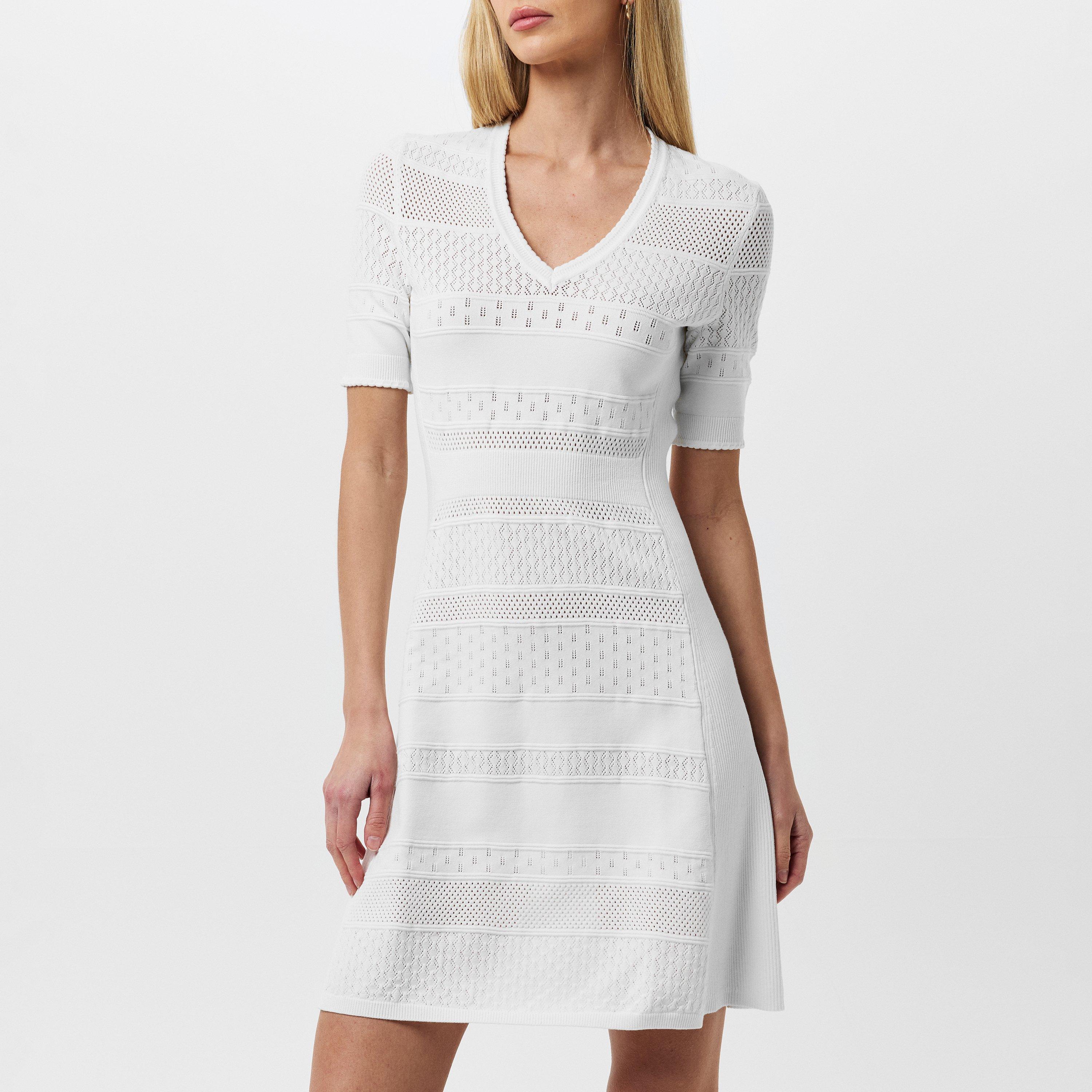 Open White 118 - Boss - Women's Fanube Dress, Effortless Elegance - 5