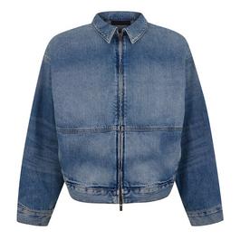 Fear Of God Essentials Denim Zipped Jacket