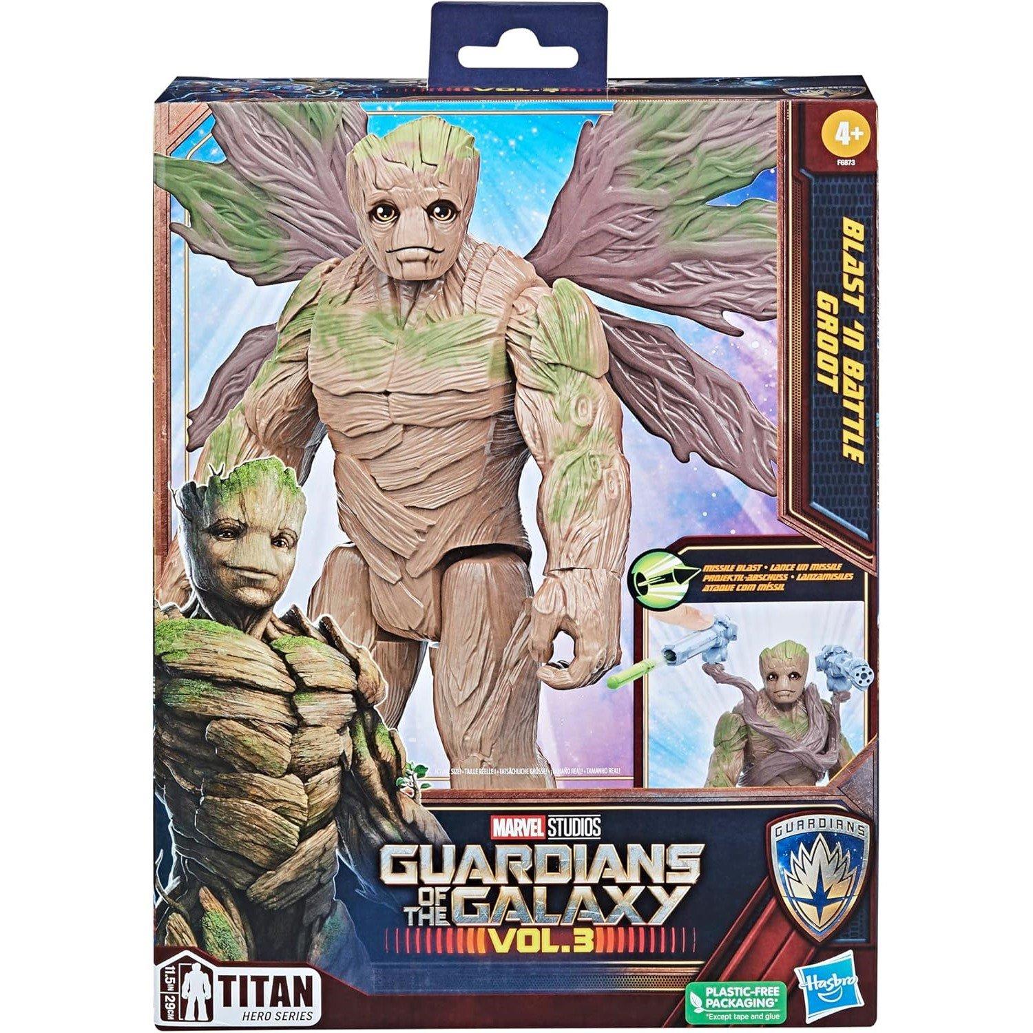 Multi - Marvel Comics - Guardians Of The Galaxy- Blast N Battle Groot - 2