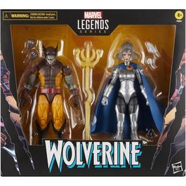 Marvel Comics Hasbro Legends Series Wolverine and Lilandra Neramani 2 Pack