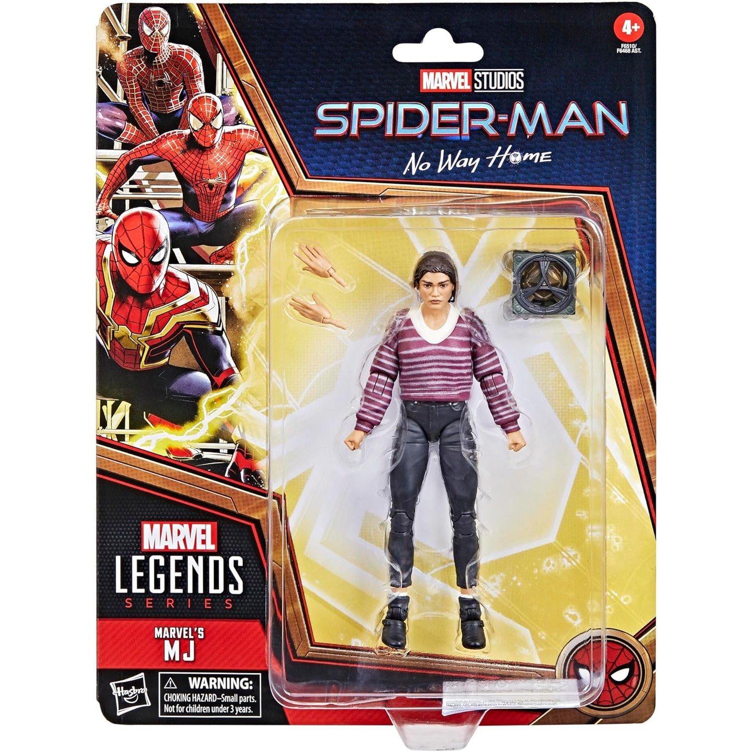 Marvel Comics  Hasbro Marvel Legends Series Marvel’s Mj Spider-Man: No Way Home 6 Marvel Legends Action Figures - 