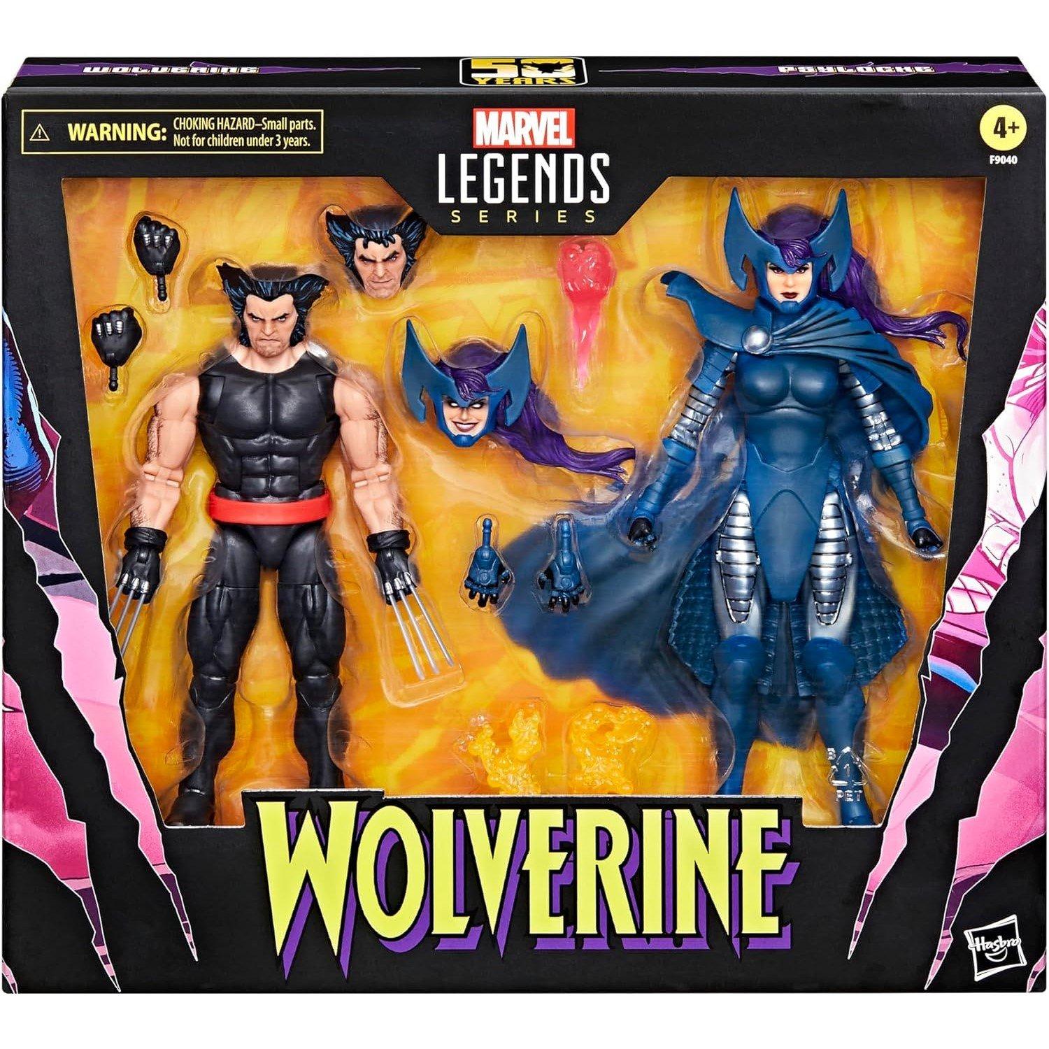 Meerkleurig - Marvel Comics - Marvel Legends Series Wolverine & Psylock 2 Pack 6 Adult 50th Anniversary Collectible Figure - 2