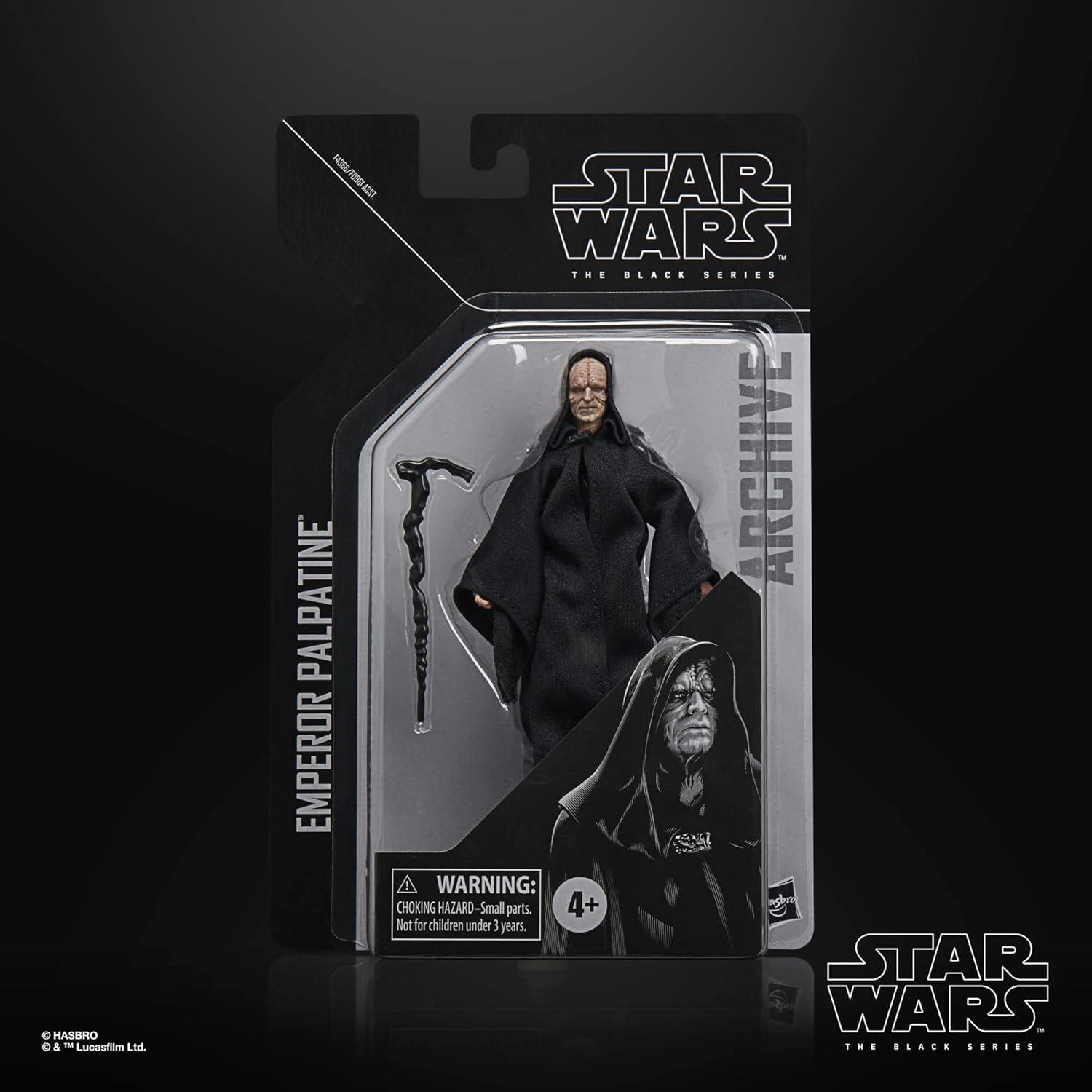 Mehrfarbig - Star Wars - Wars Hasbro The Black Series Archive Emperor Palpatine Toy Scale Return of the Jedi Action Fig - 2