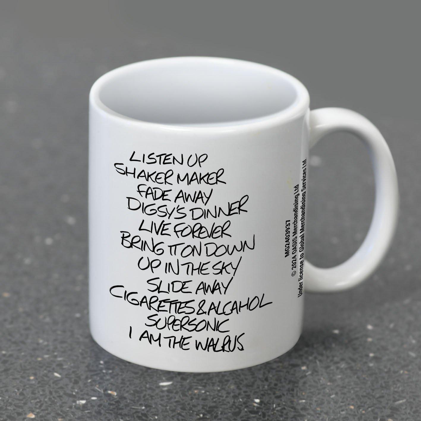 Setliste - Oasis - Mug - 2