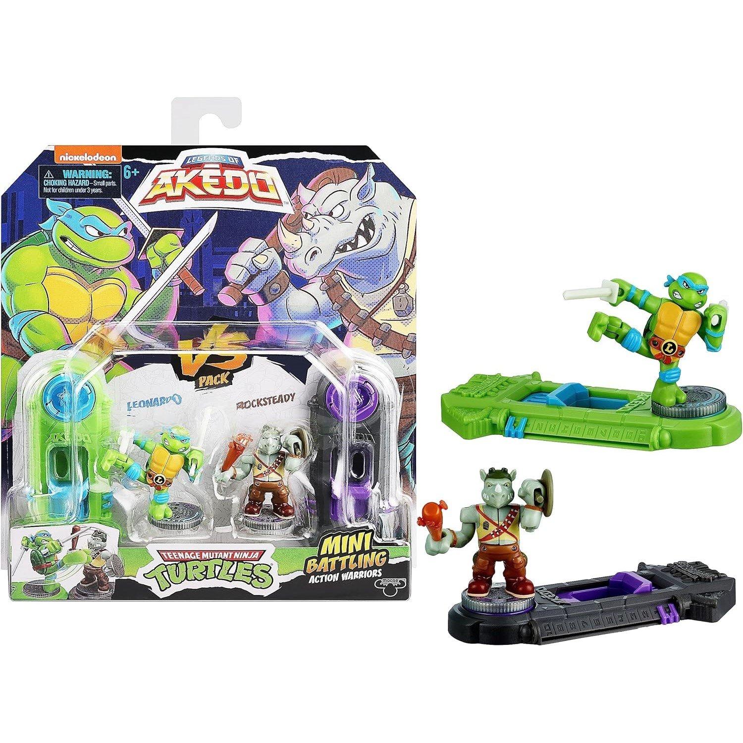 Meerkleurig - Teenage Mutant Ninja Turtles - Leonardo Vs Rocksteady Legends Of Akedo - 2