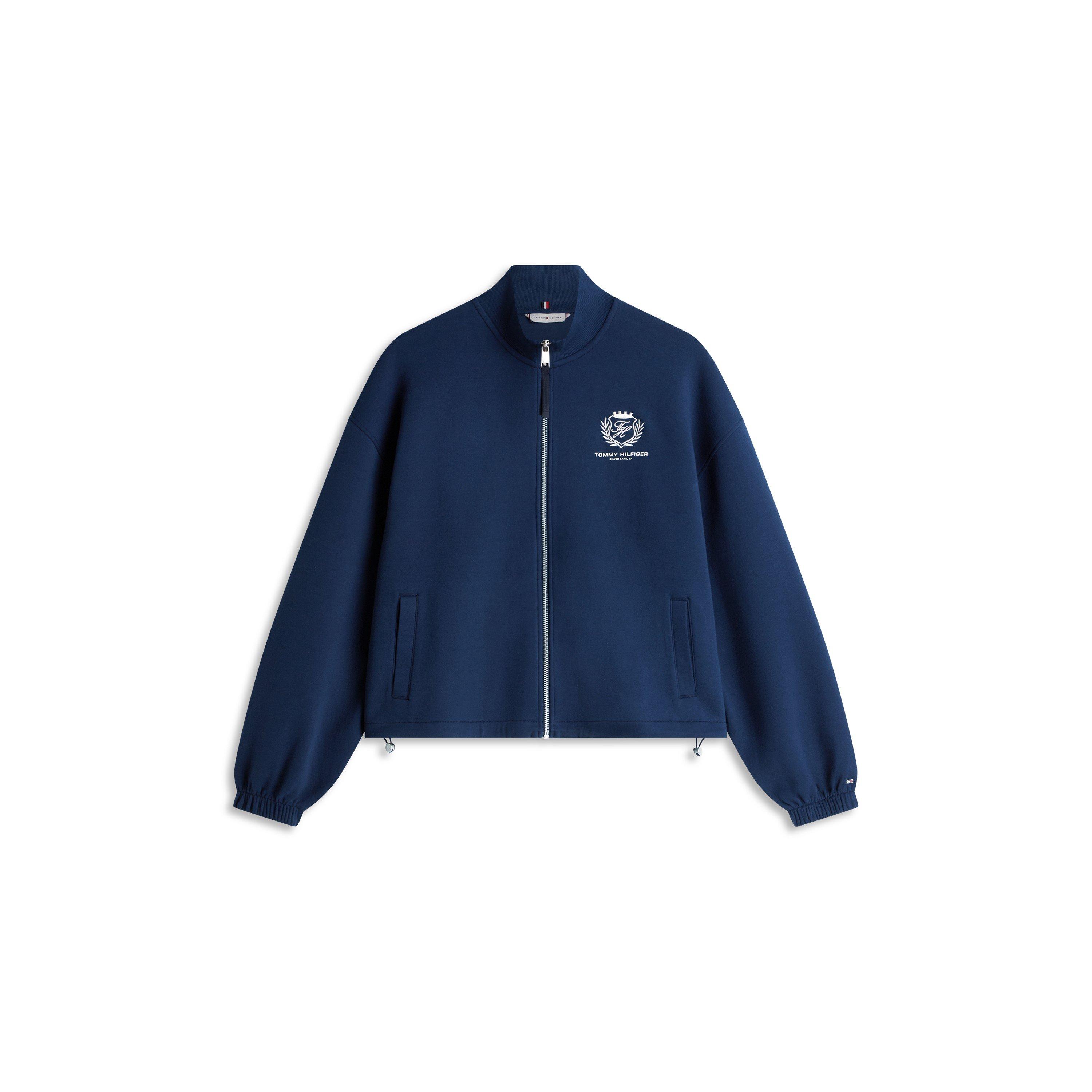 Dark N Navy - Tommy Hilfiger - Women's Full Zip Fleece - 1