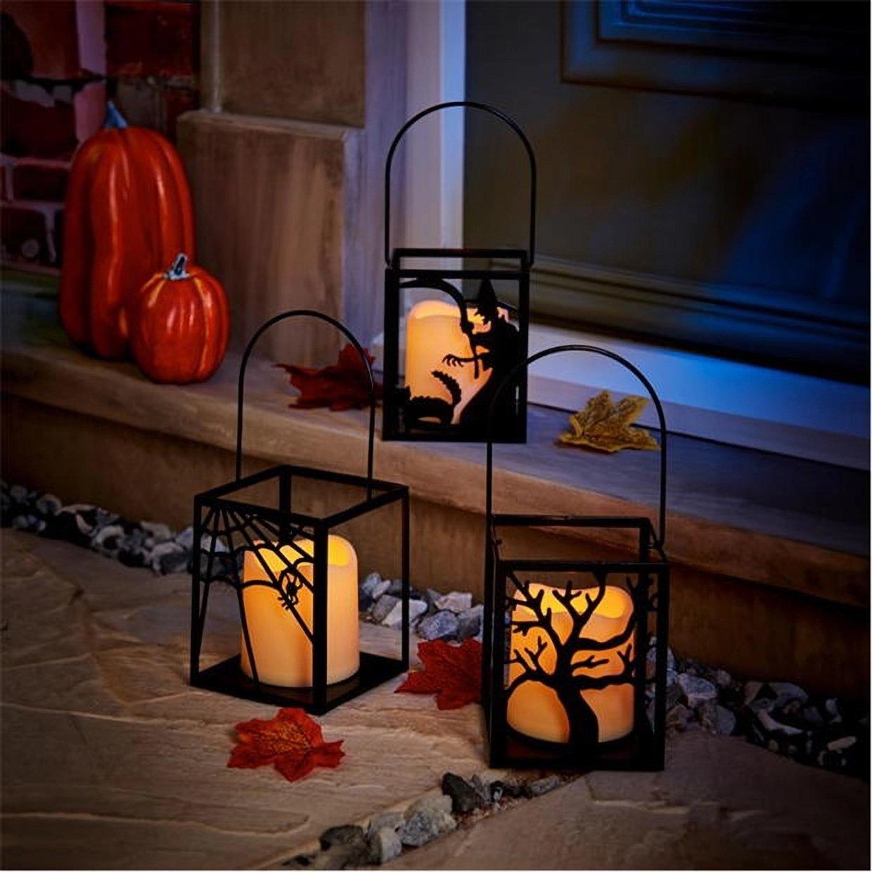 Black - Star - 3 Lanterns 53 Black One Size