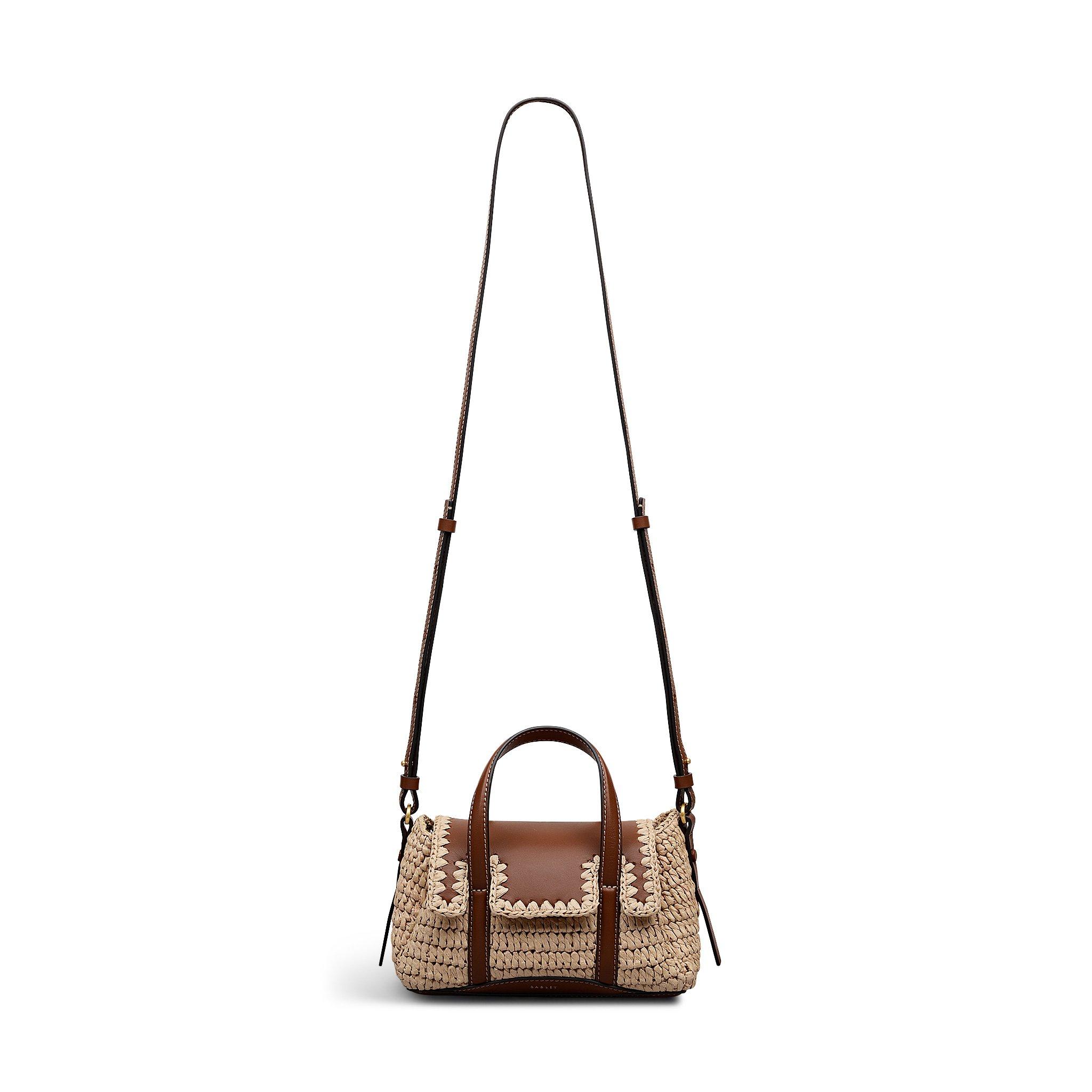 Radley Women's Chancery Raffia Leather Trim Grab Bag - Natural