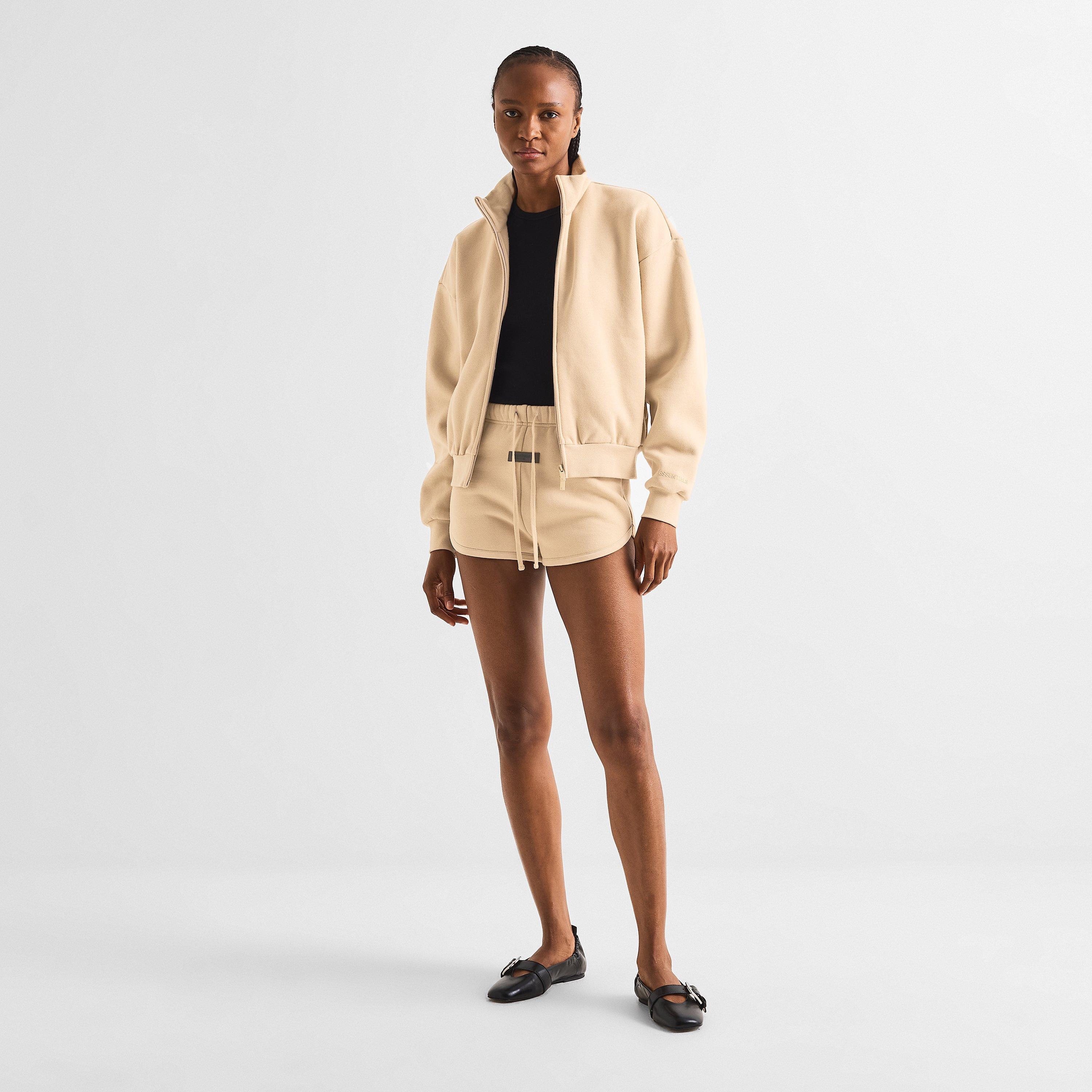 Sand - Fear Of God Essentials - Women's Full Zip Fleece - 6