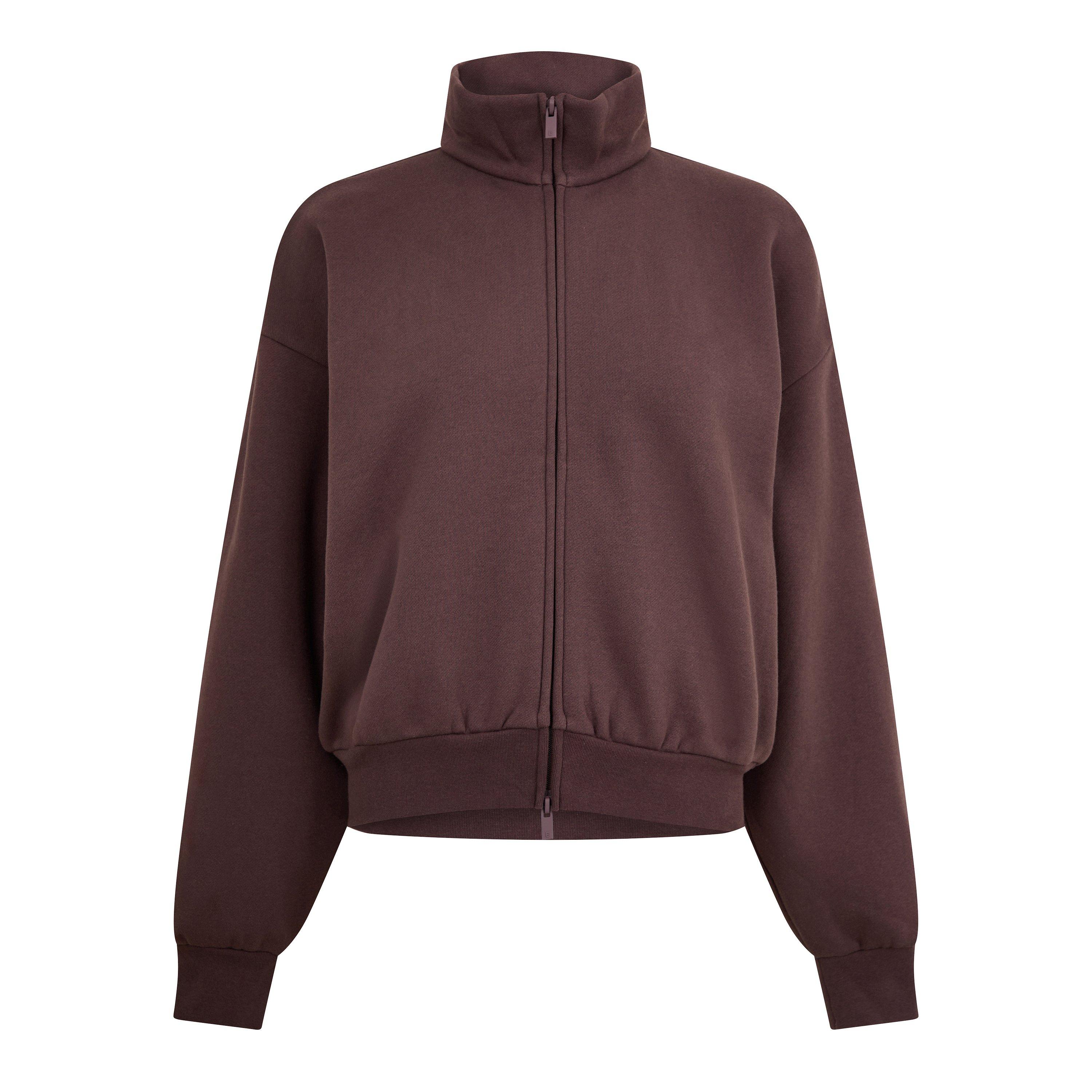 Fear Of God Essentials Women's Full Zip Fleece - Plum - Size 20 (3XL)