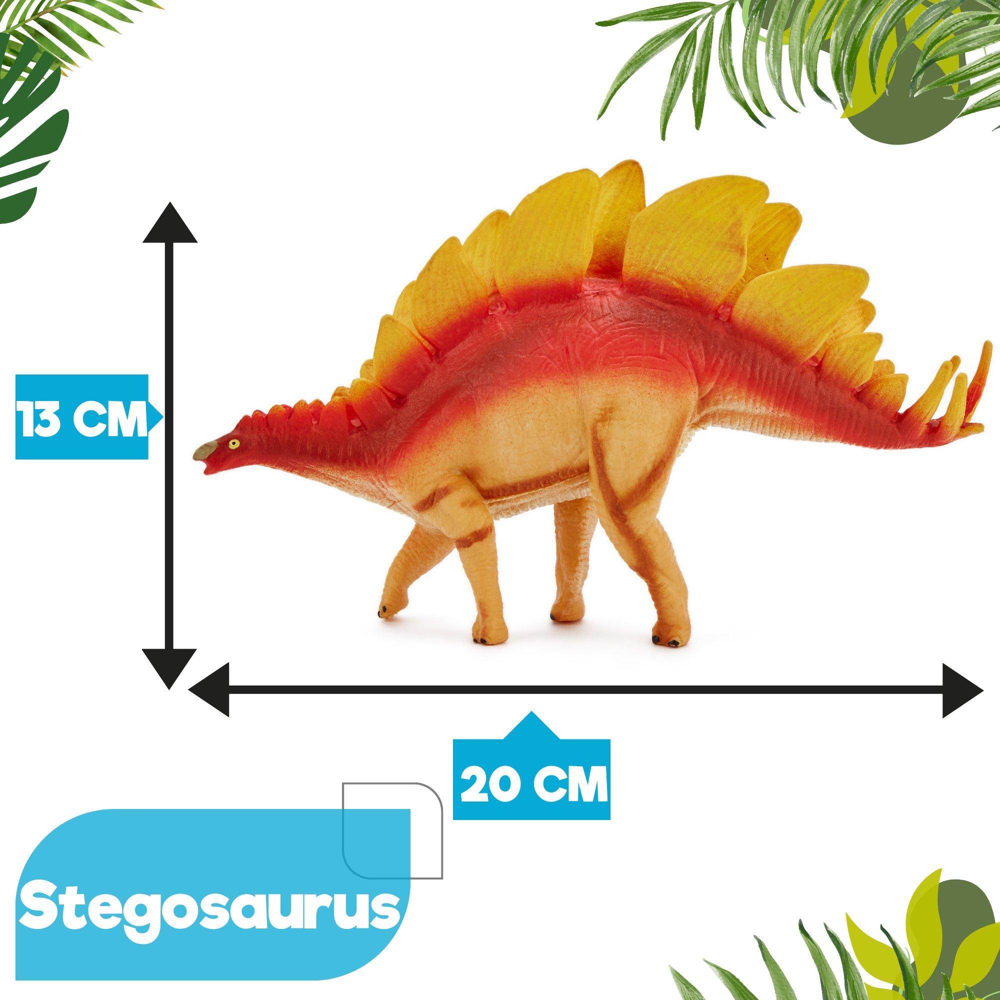 Multi - Zappi Co - Zappi Co Stegosaurus Dino Figure 20 cm - 6