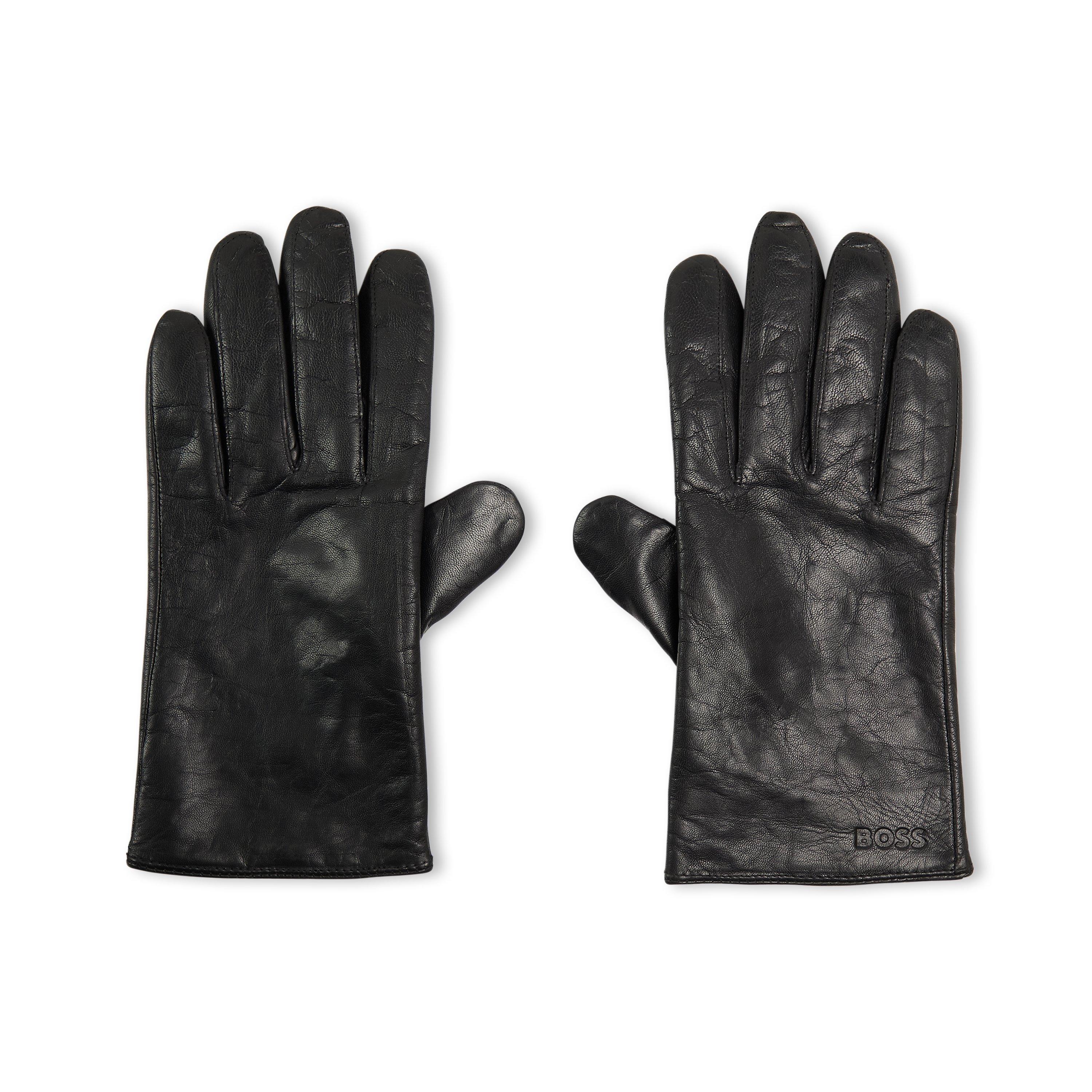Black - Boss - Men's Gioli Fleece Gloves - 1