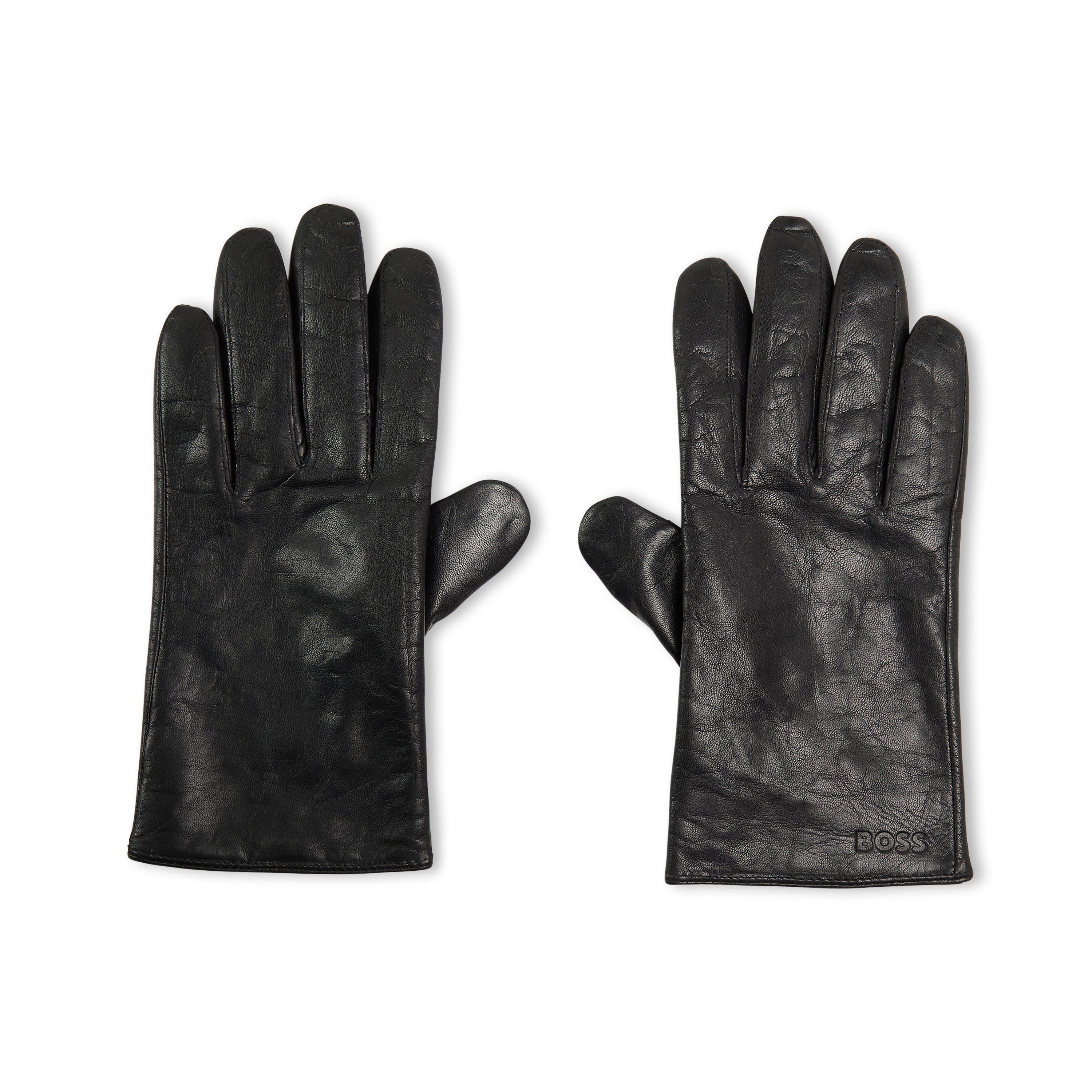 Black - Boss - Men's Gioli Fleece Gloves - 1