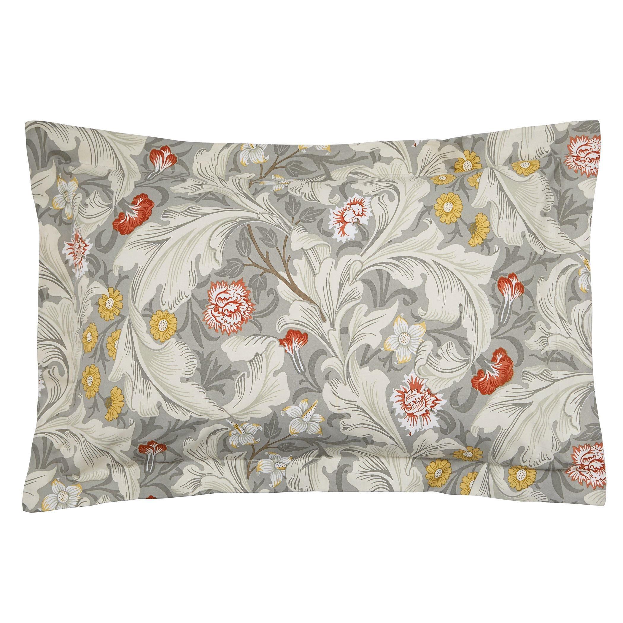 Grey - Morris and Co - Leicester Duvet Cover Set - 3