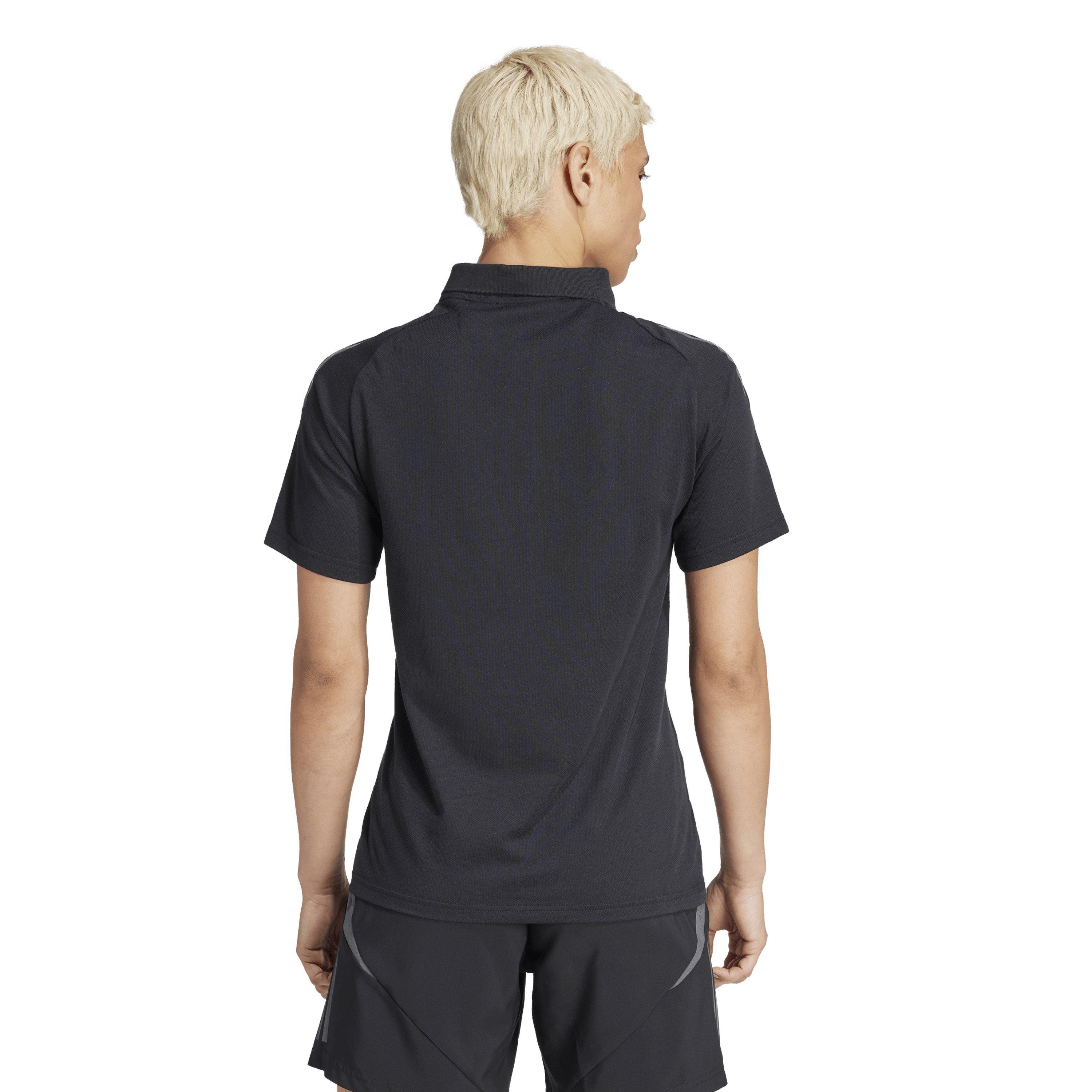 Black/Dark Grey - adidas - Tiro24 C Polo W Shirt Womens - 3